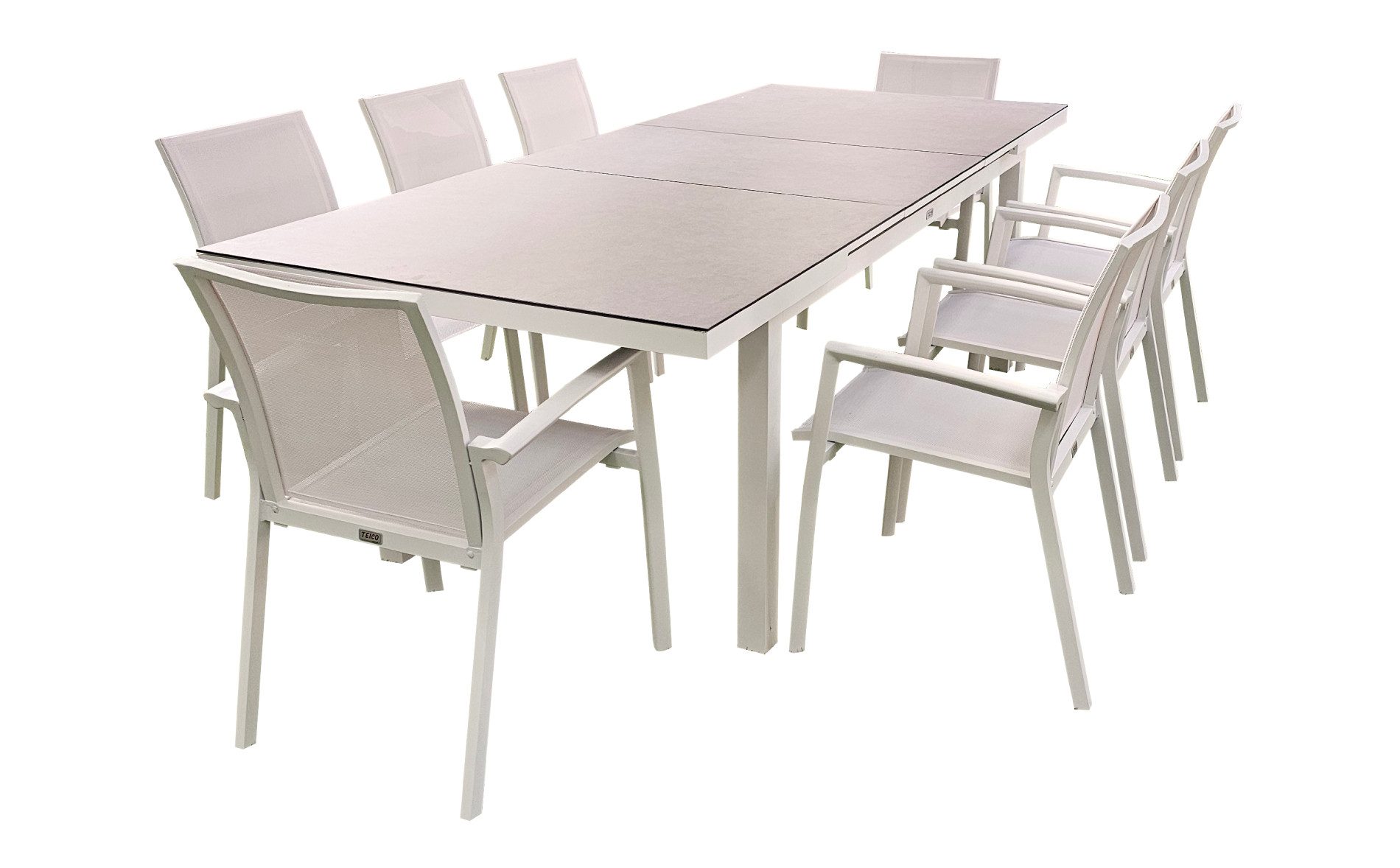 TEICO GROUP Garten-Essgruppe 9-tlg. Gartenmöbel Set günstig online kaufen