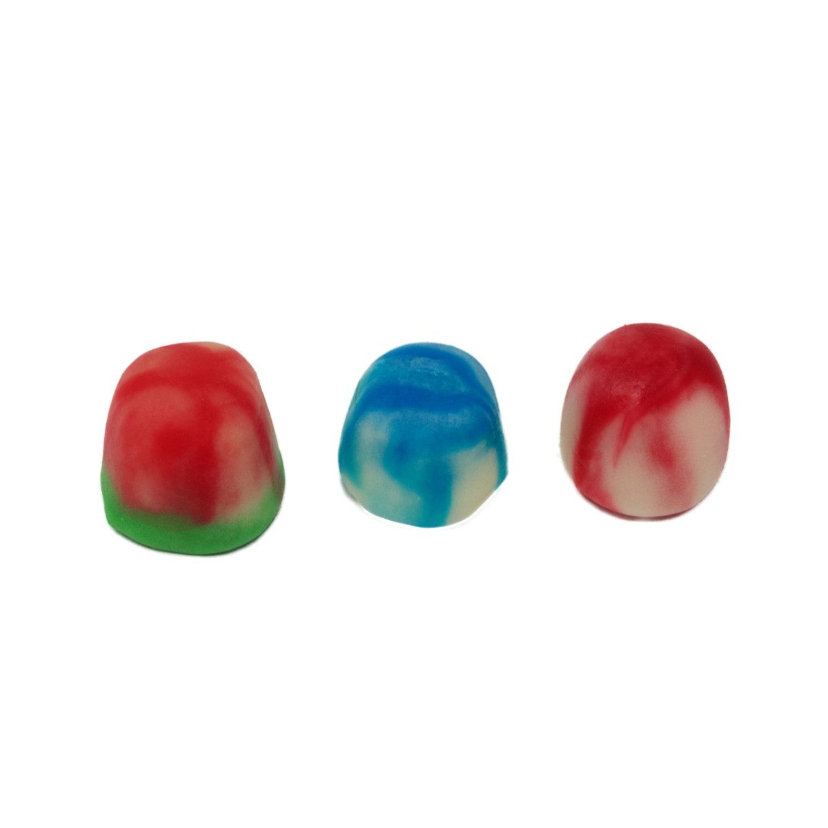 Fruchtgummi Bären & Co. Süßigkeit, Fruchtgummi Jelly Tops Kiss Mix Erdbeere Wassermelone Himbeere 1000g