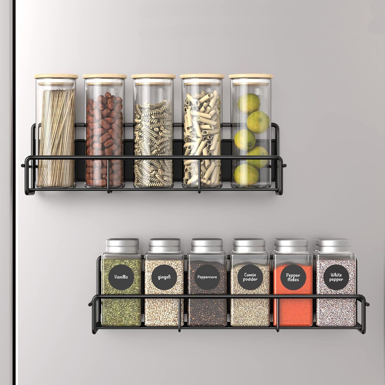 Forrlite Gewürzregal Gewürzregal Küchenregal Ablageregal Kühlschrankregal, günstig online kaufen