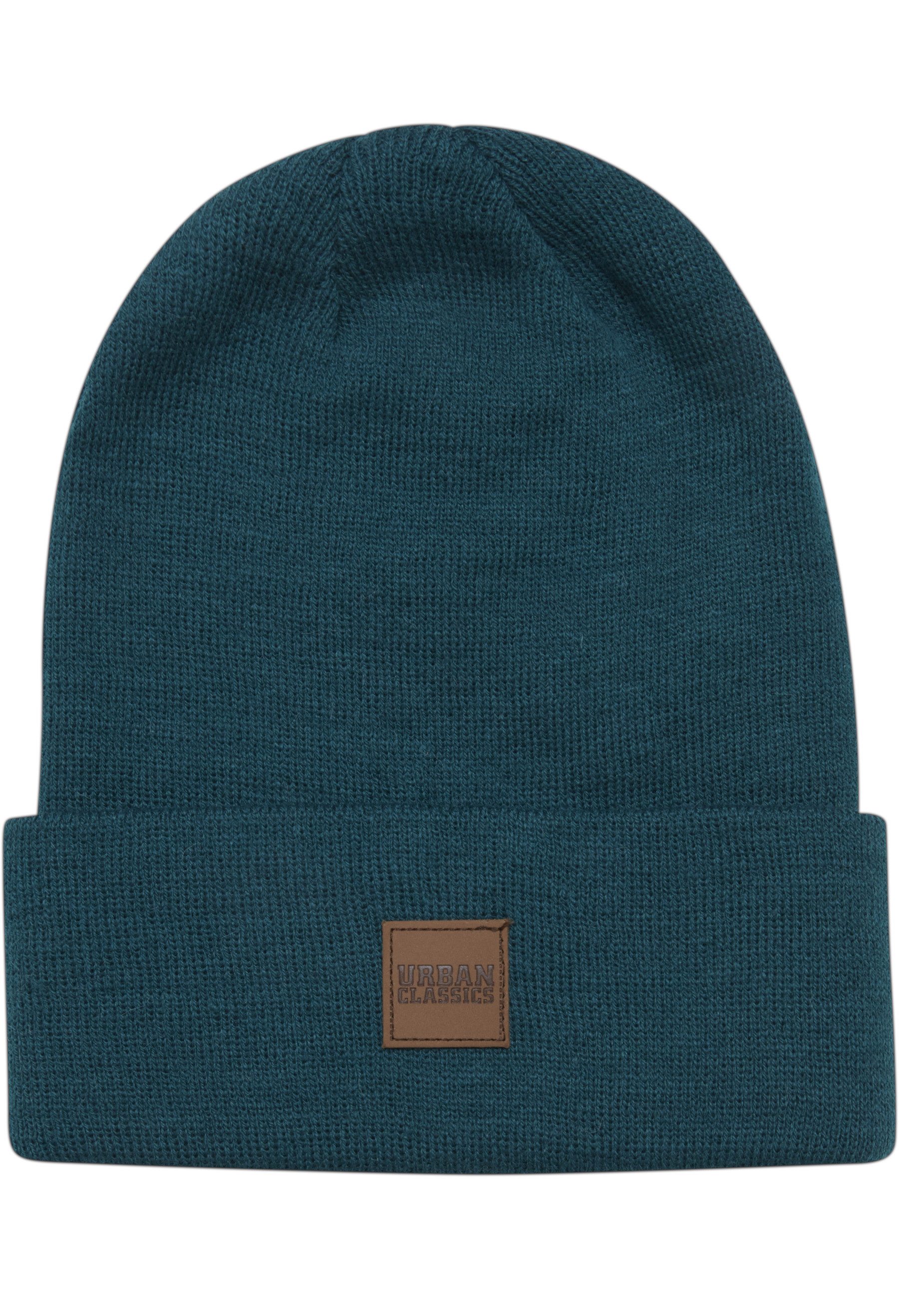 URBAN CLASSICS Beanie Urban Classics Unisex Synthetic Leatherpatch Long Bea günstig online kaufen