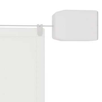 furnicato Markise Senkrechtmarkise Weiß 300x270 cm Oxford-Gewebe
