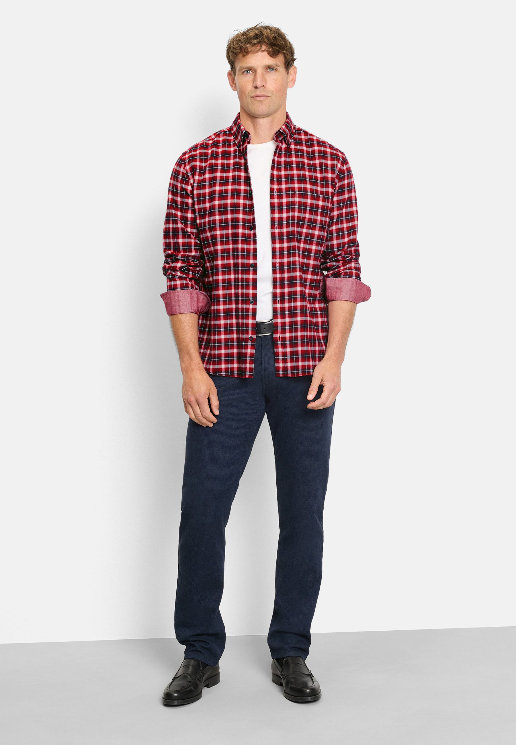 OLYMP Langarmhemd OLYMP Casual, regular fit, Button-down