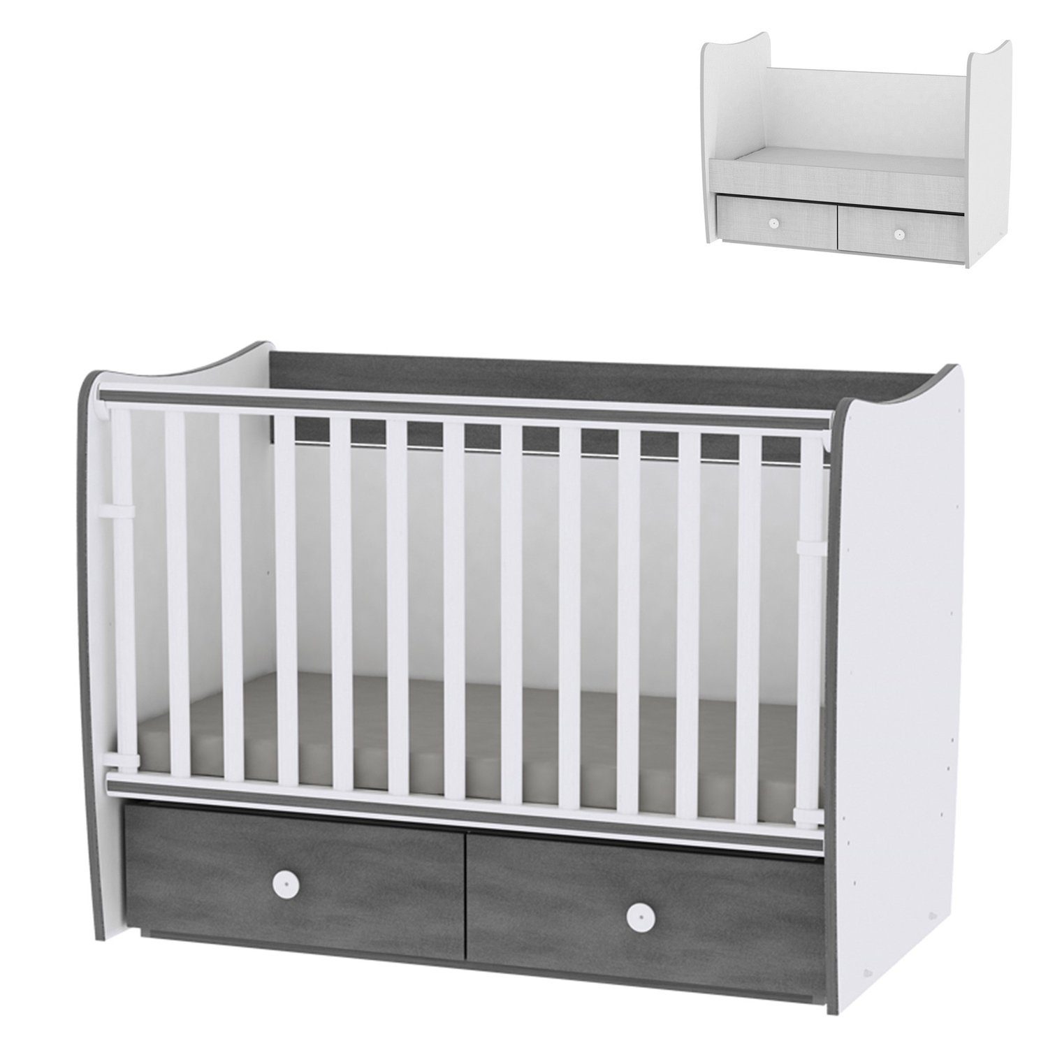 Komplettbett Babybett MATRIX NEW