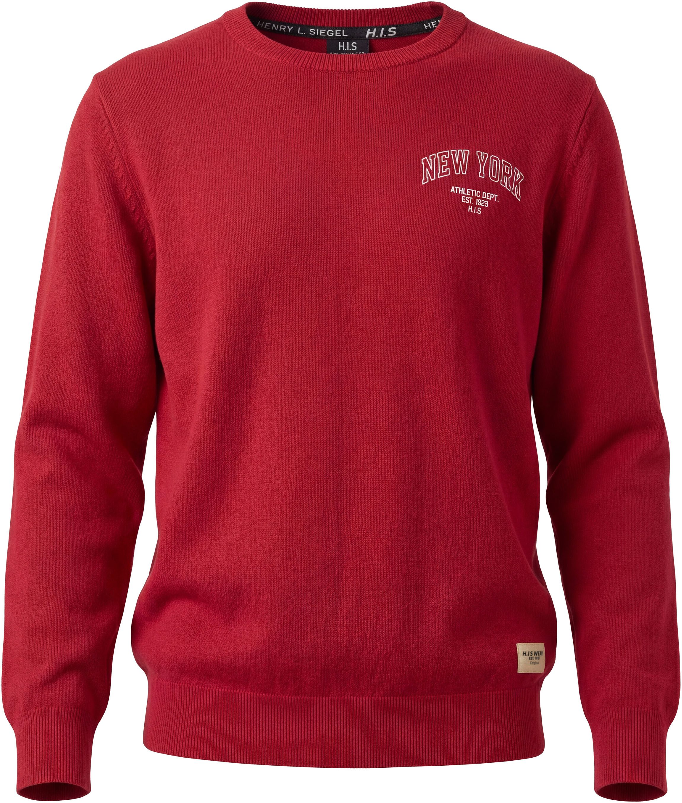 H.I.S Sweatshirt 2er Packung Sweatshirts mit Logoprint (Packung, 2) mit Rundhalsausschnitt, Langarm, für Jungen, im 2er-Pack