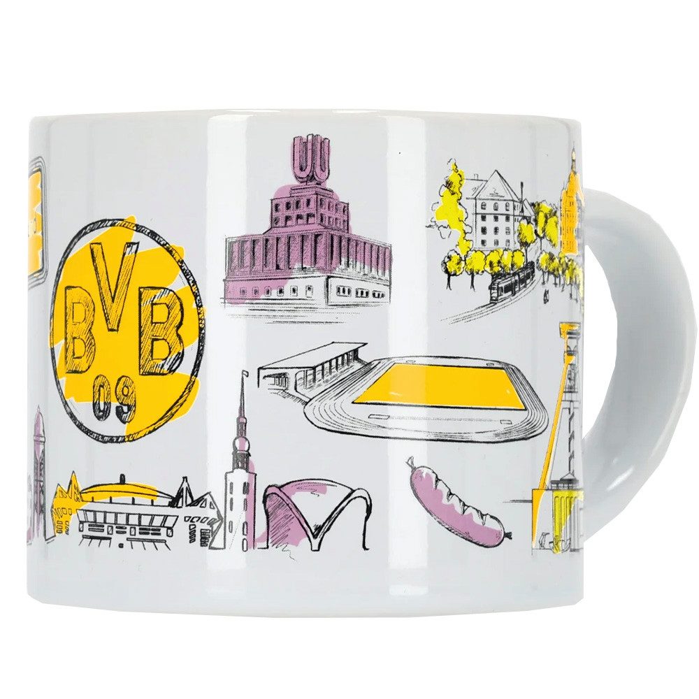 BVB MERCHANDISING Tasse BVB Tasse Dortmund Panorama