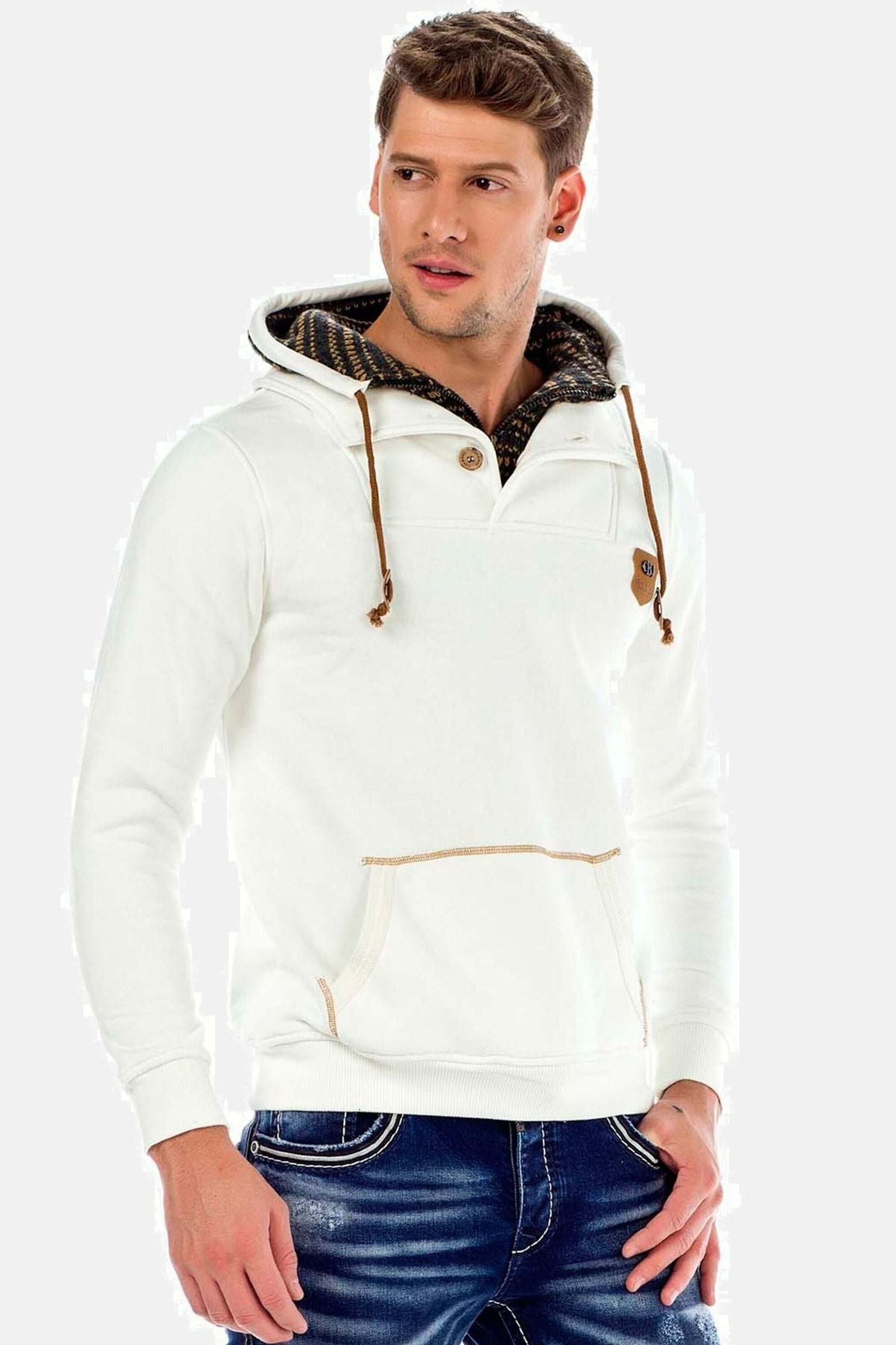 Cipo & Baxx Sweatshirt Pullover (1-tlg) im coolen Look, C-44200 – Bild 5 von 5