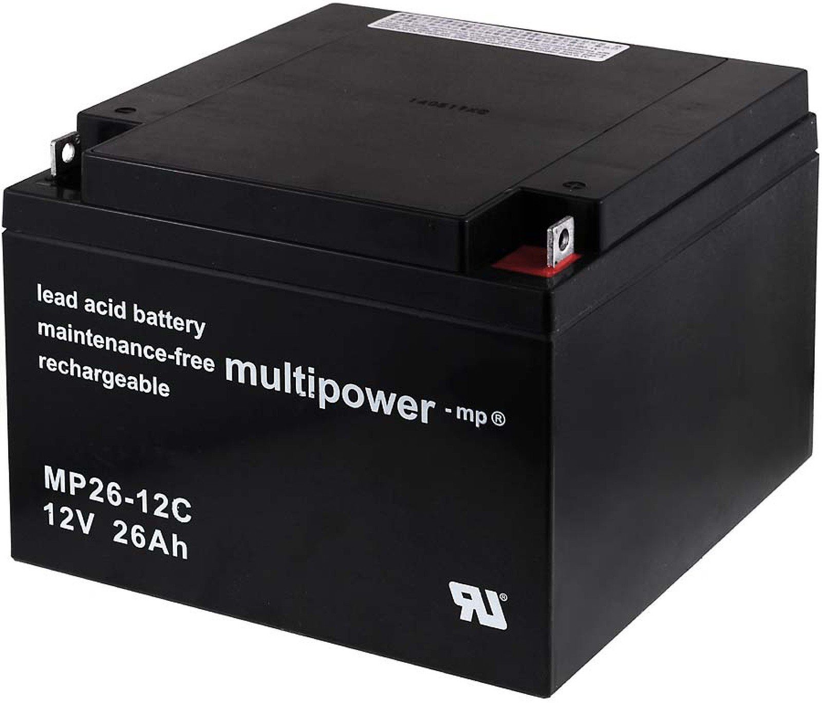 Powery Powery Bleiakku multipower MP26-12C zyklenfest Bleiakkus 26000 mAh (12 V)