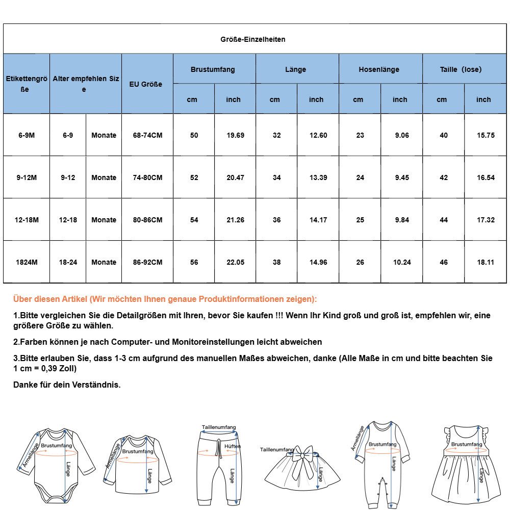 Gluckids Shirt & Rock Baby Mädchen elegantes Outfit, Strickoberteil, Samtrock, Baskenmütze (Set, 3-tg) Party Kleidung für Mädchen, Stilvolles farblich abgesetztes Alltagsset