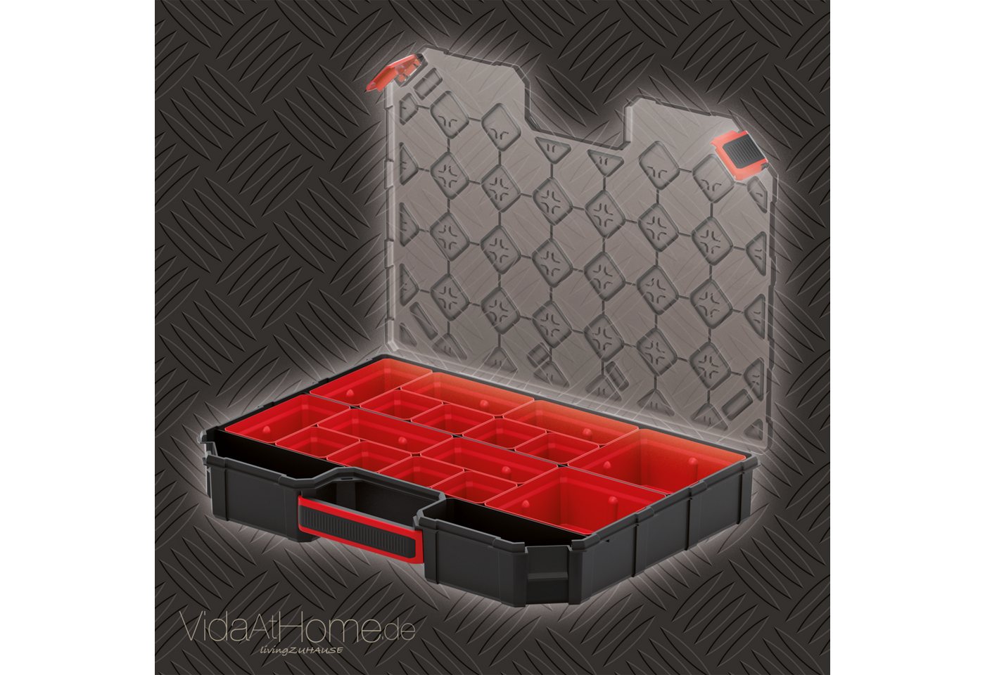 Thumbnail - VidaAtHome.de Werkzeugkoffer original KISTENBERG® TAGER CASE 3er Organizer Set