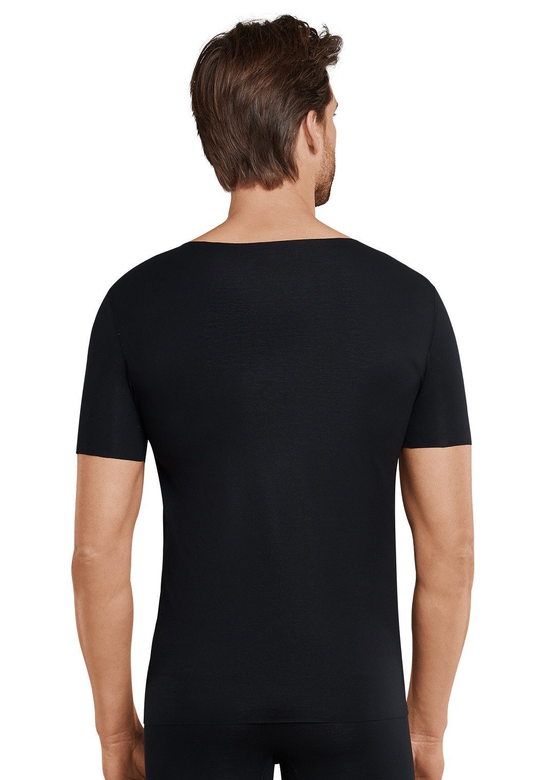 Schiesser T-Shirt Seamless V-Ausschnitt Laser Cut Kurzarm (Interlock, nahtl günstig online kaufen