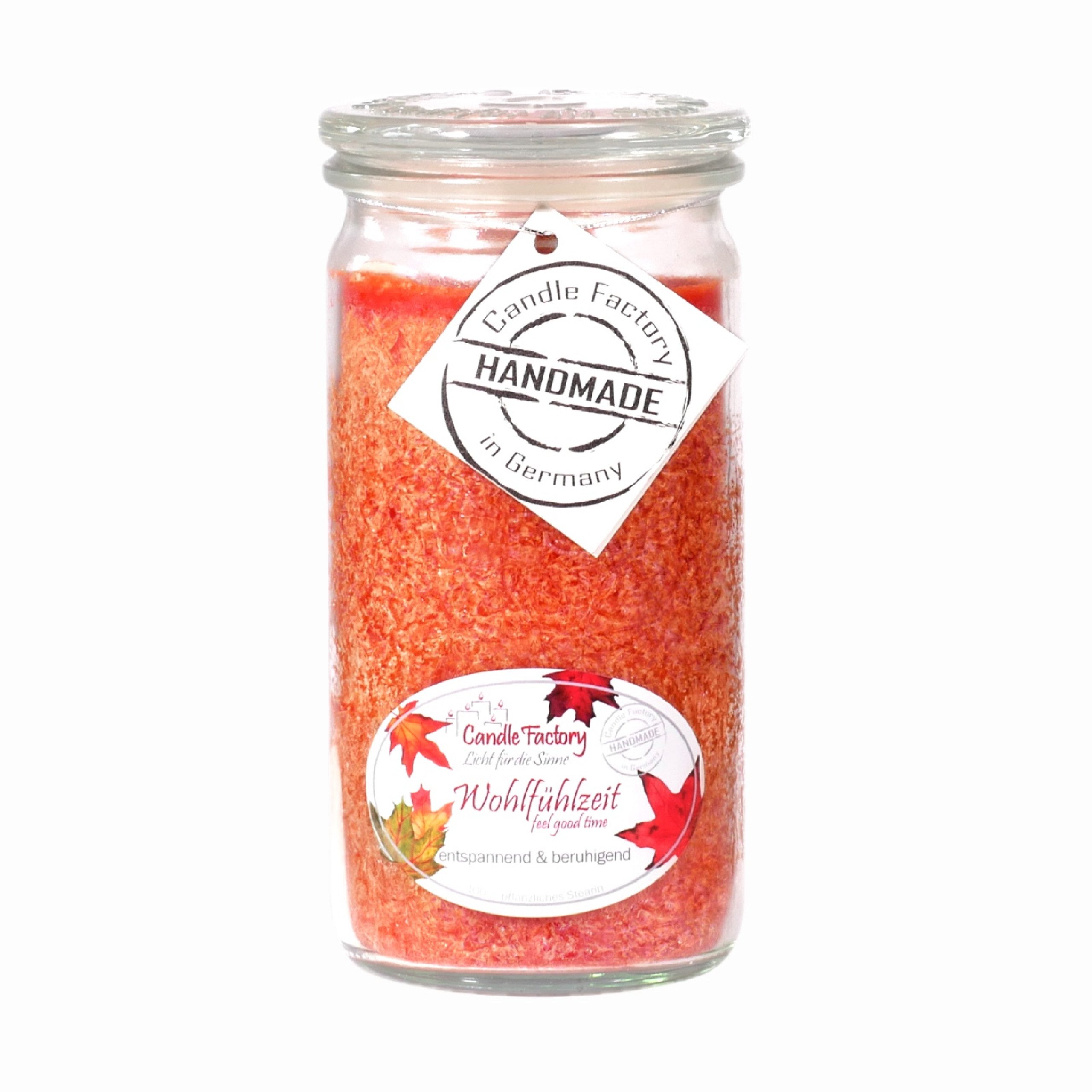Candle Factory Duftkerze Candle Factory Mini Jumbo Wohlfühlzeit Duftkerze Dekokerze 307179
