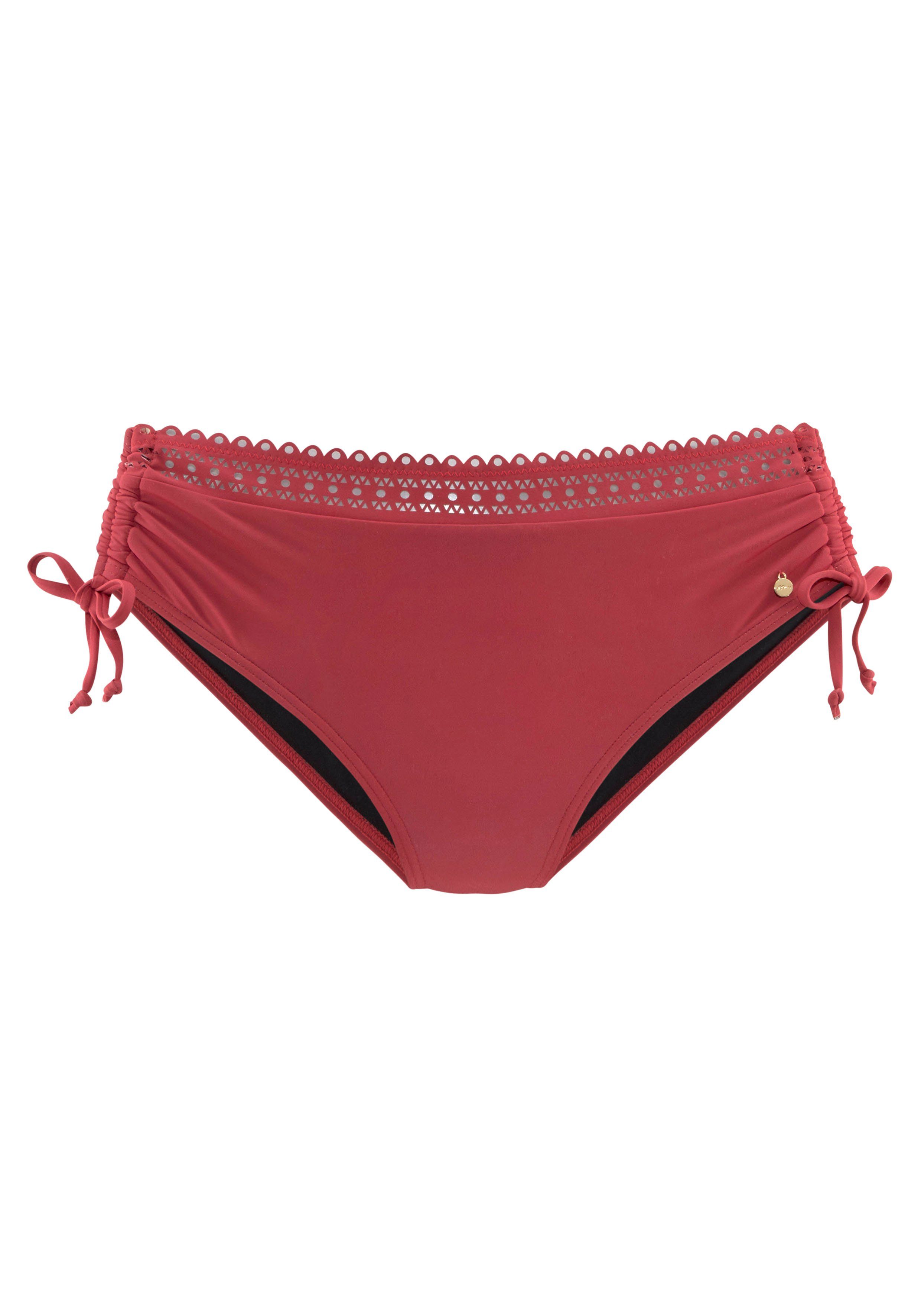 s.Oliver Bikini-Hose Aiko mit Häkeloptik günstig online kaufen