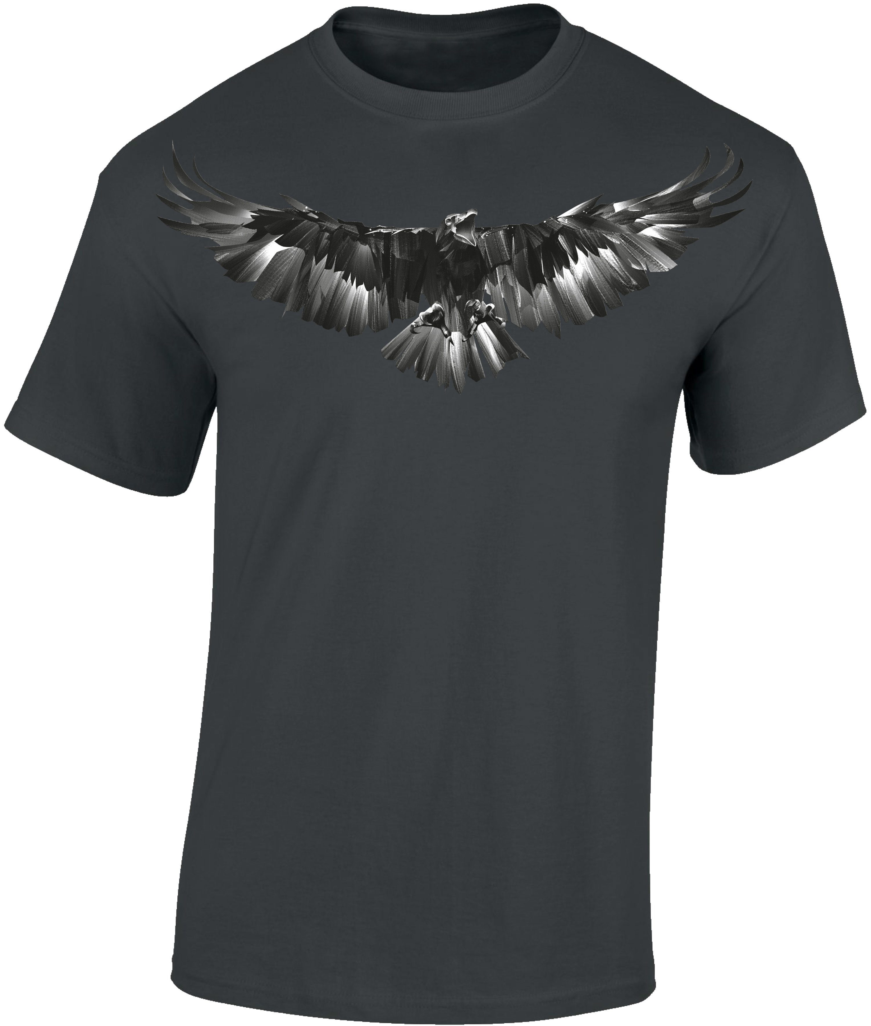 Print-Shirt Wikinger Tshirt: "Rabe" - Viking Shirt Männer