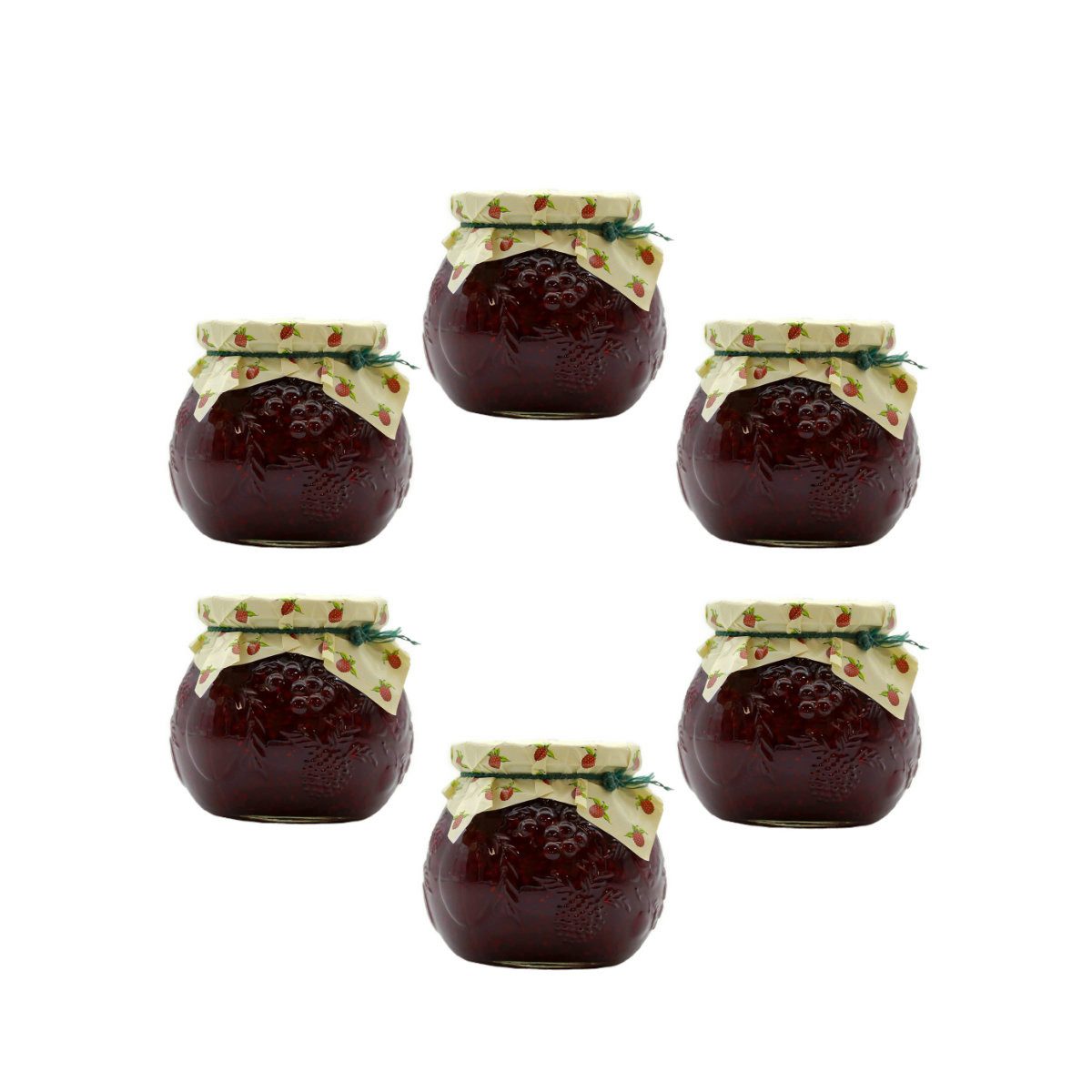 darbo Fruchtaufstrich, Darbo Konfitüre Extra Himbeere in einem Dekorglas 640g 6er Pack