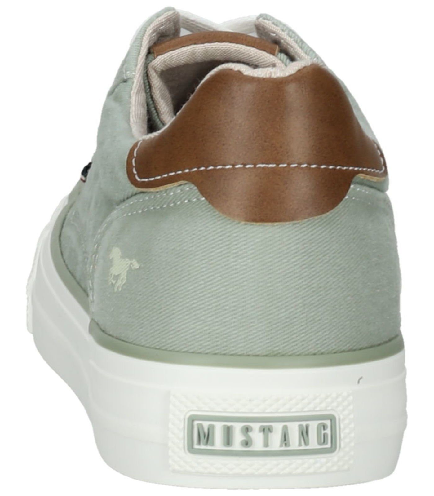 Sneaker Sneaker MUSTANG Shoes Lederimitat/Textil Mustang Hellgrün