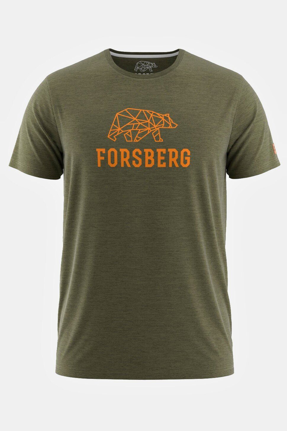 FORSBERG T-Shirt FORSBERG khakigrün T-Shirt Skogson
