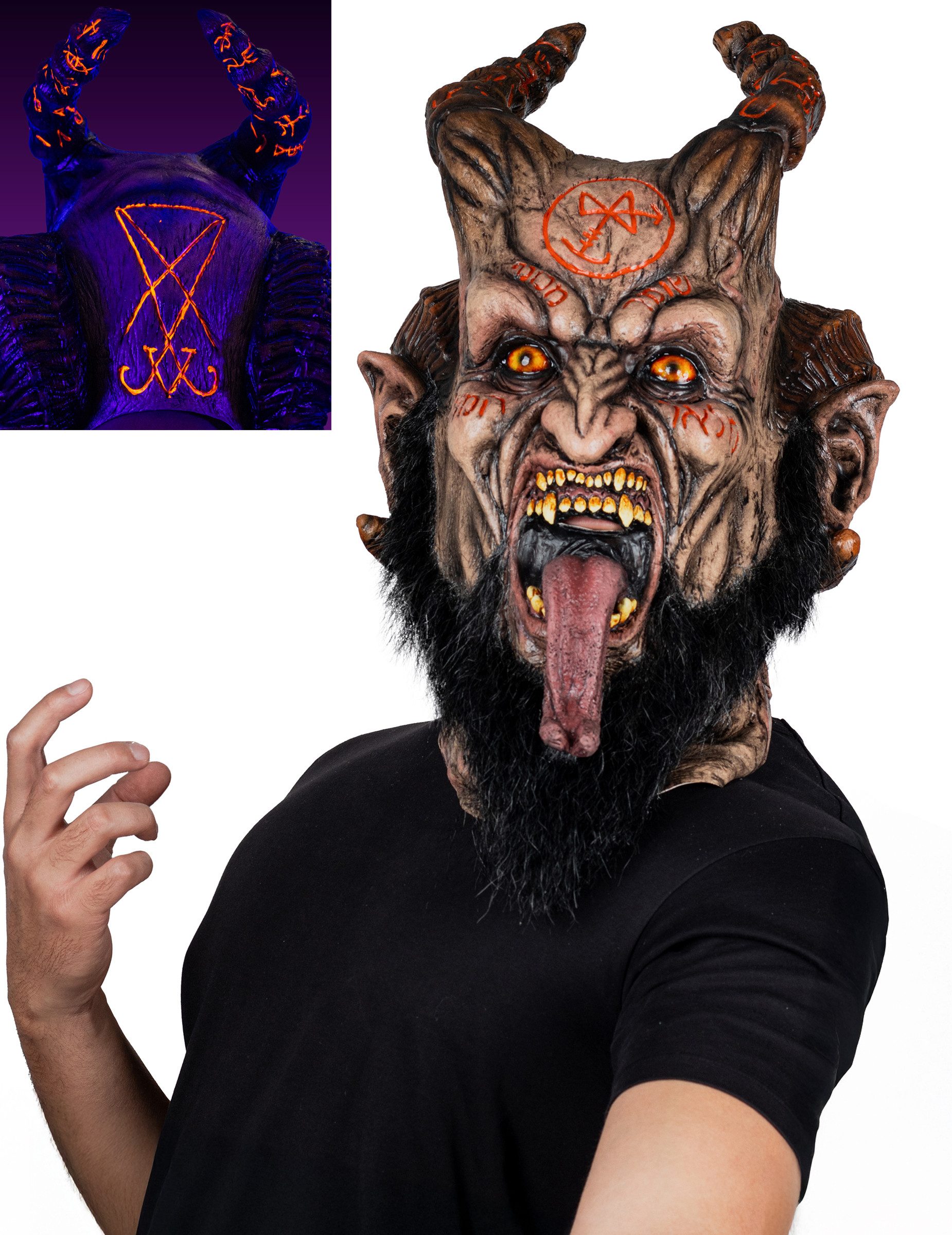 Ghoulish Productions Monster-Kostüm Maske für Erwachsene - Apokalypse-Monster