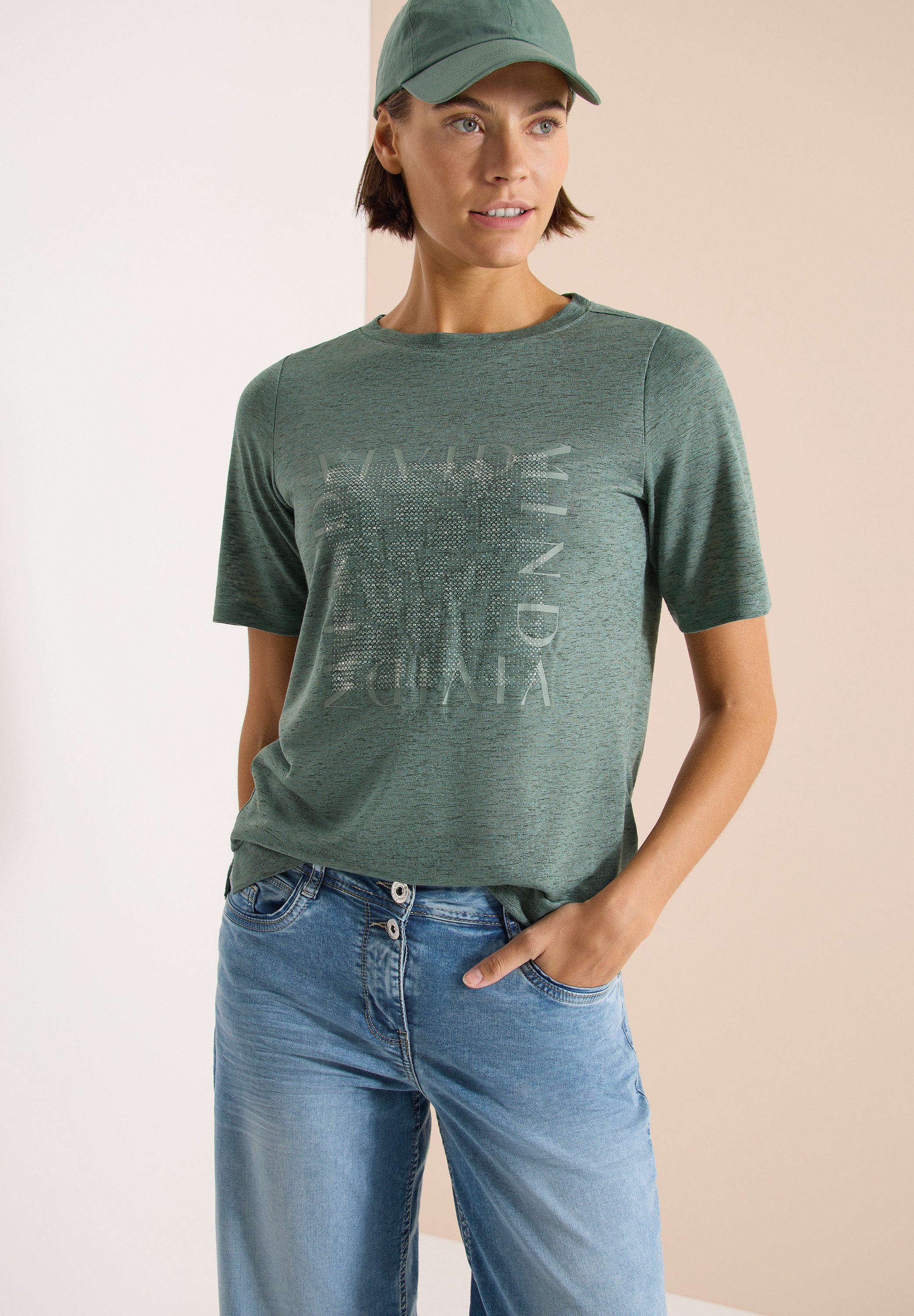 CECIL T-Shirt mit Wording