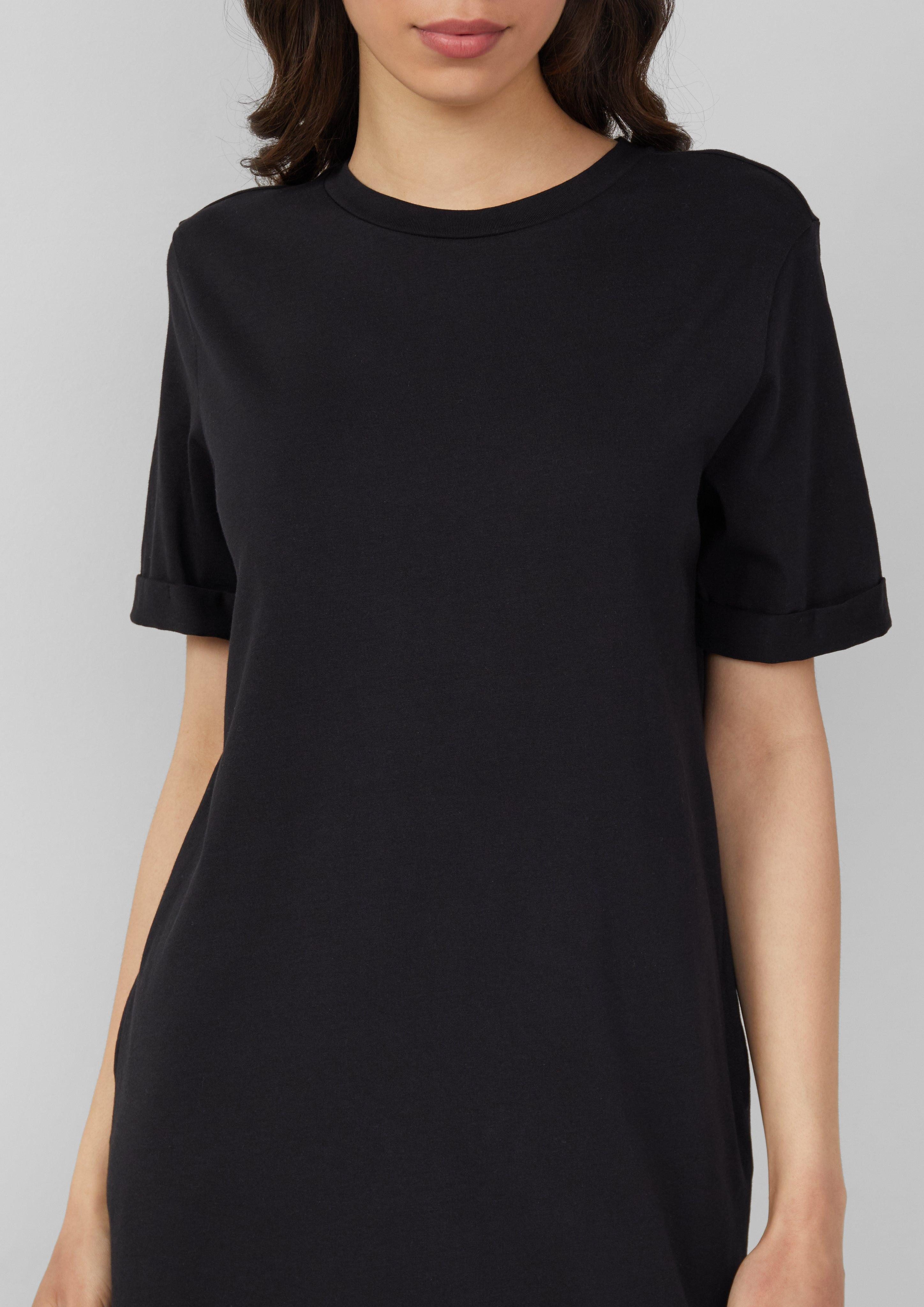 QS Maxikleid Langes Jerseykleid aus Baumwolle günstig online kaufen