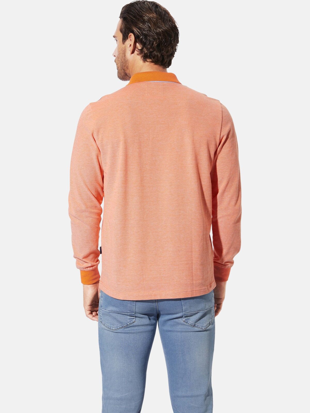 Babista Langarm-Poloshirt ULDOR in Melange-Optik günstig online kaufen