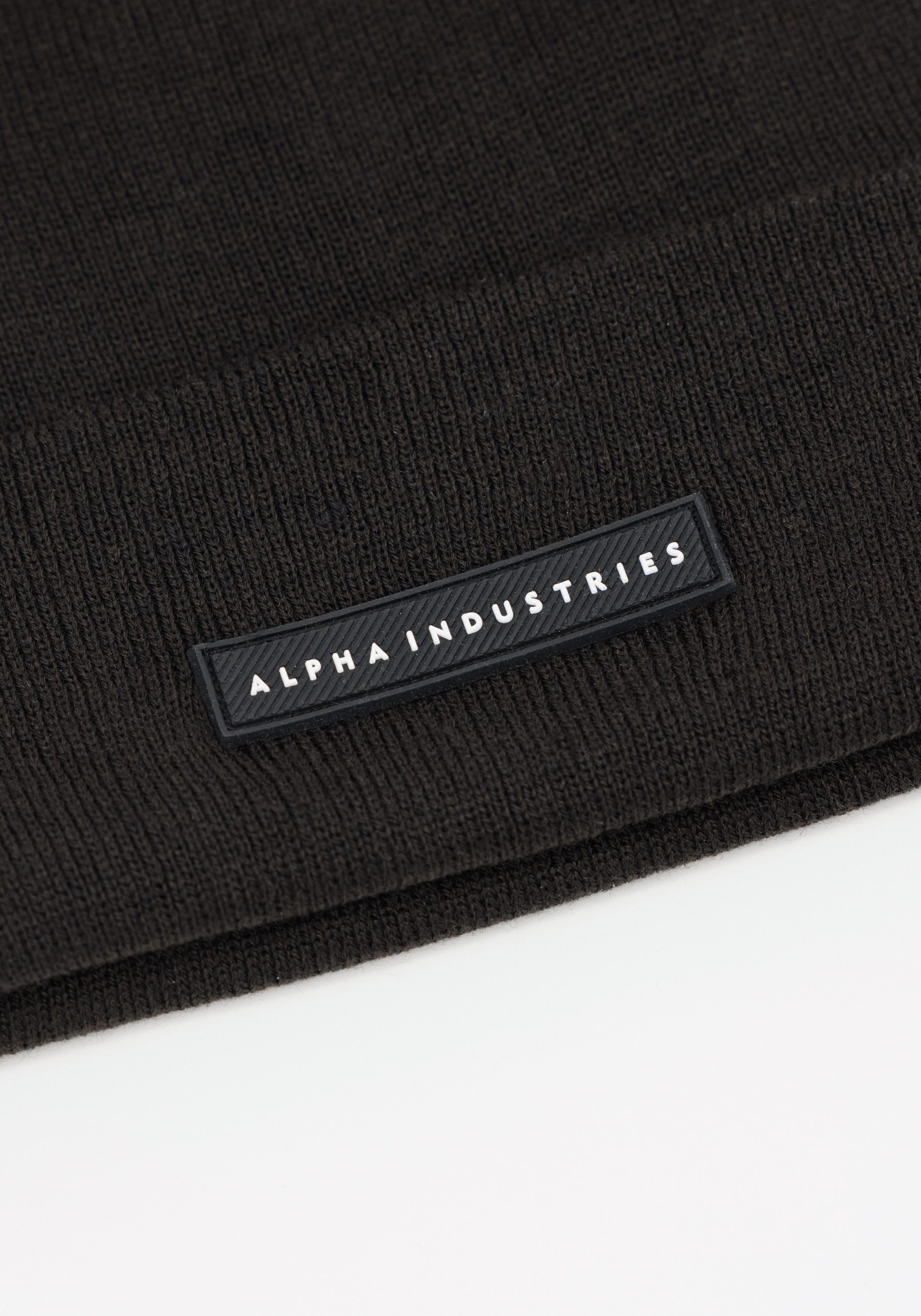 Alpha Industries Skimütze Rubber Logo Beanie