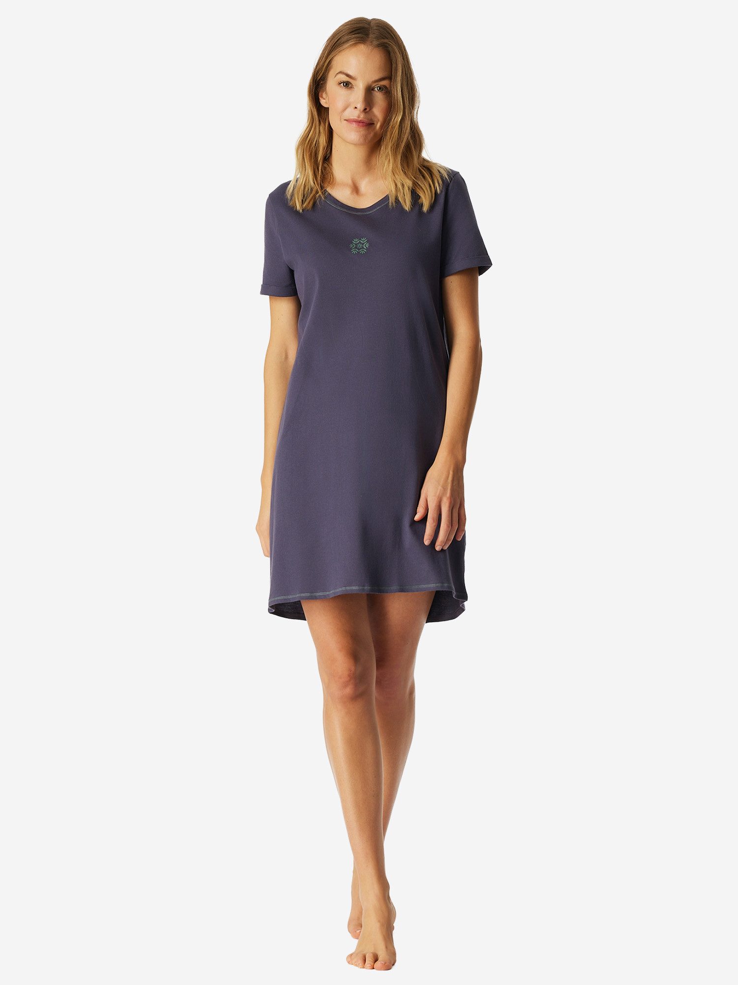 Schiesser Nachthemd kurzarm - Casual Essentials Nacht-hemd schlafmode sleep günstig online kaufen