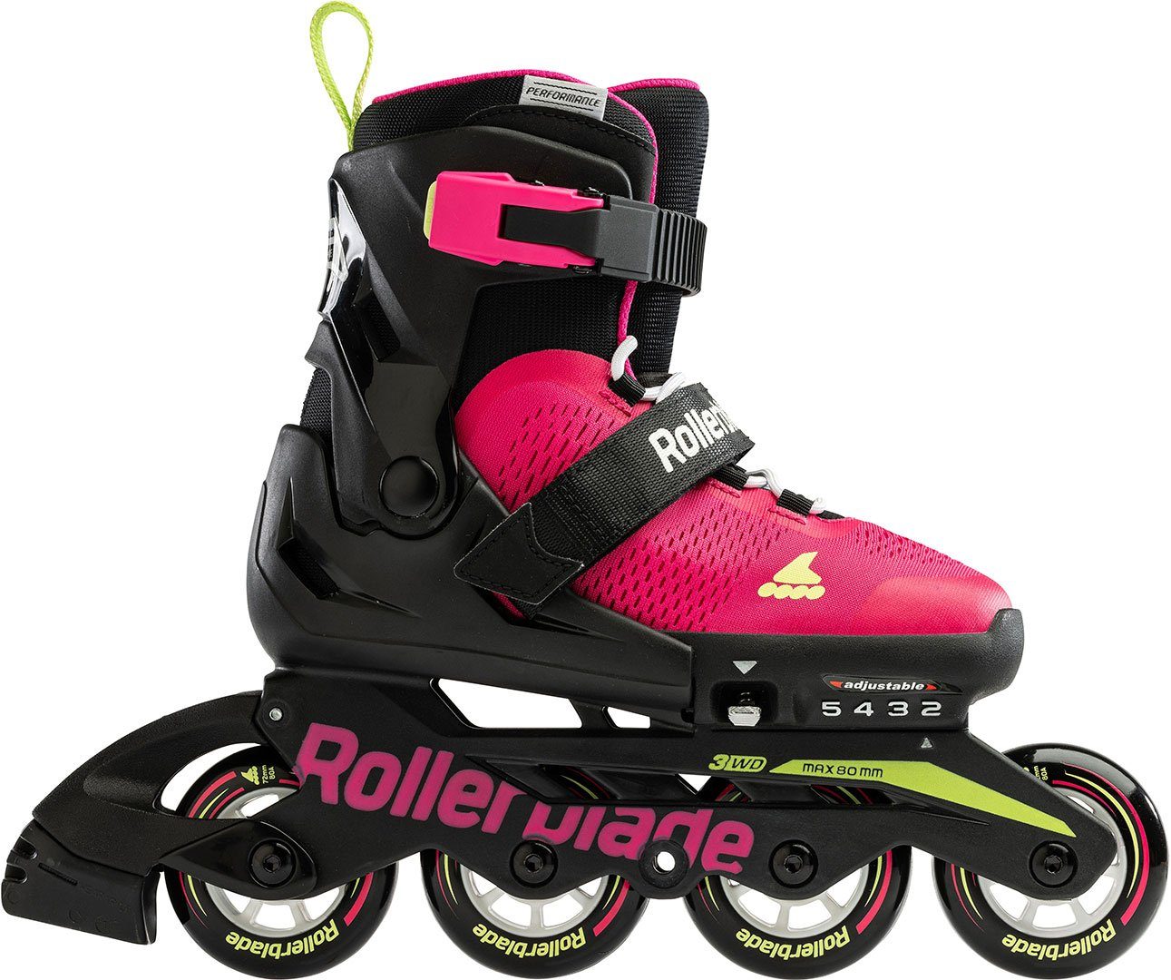 ROLLERBLADE Inlineskates green Skate pink/light Inline ROLLERBLADE green MICROBLADE pink-light