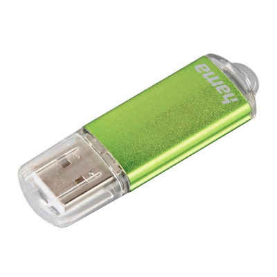 Hama USB-Stick "Laeta", USB 2.0, 16 GB, 10MB/s, Grau USB-Stick (Lesegeschwindigkeit 10 MB/s)