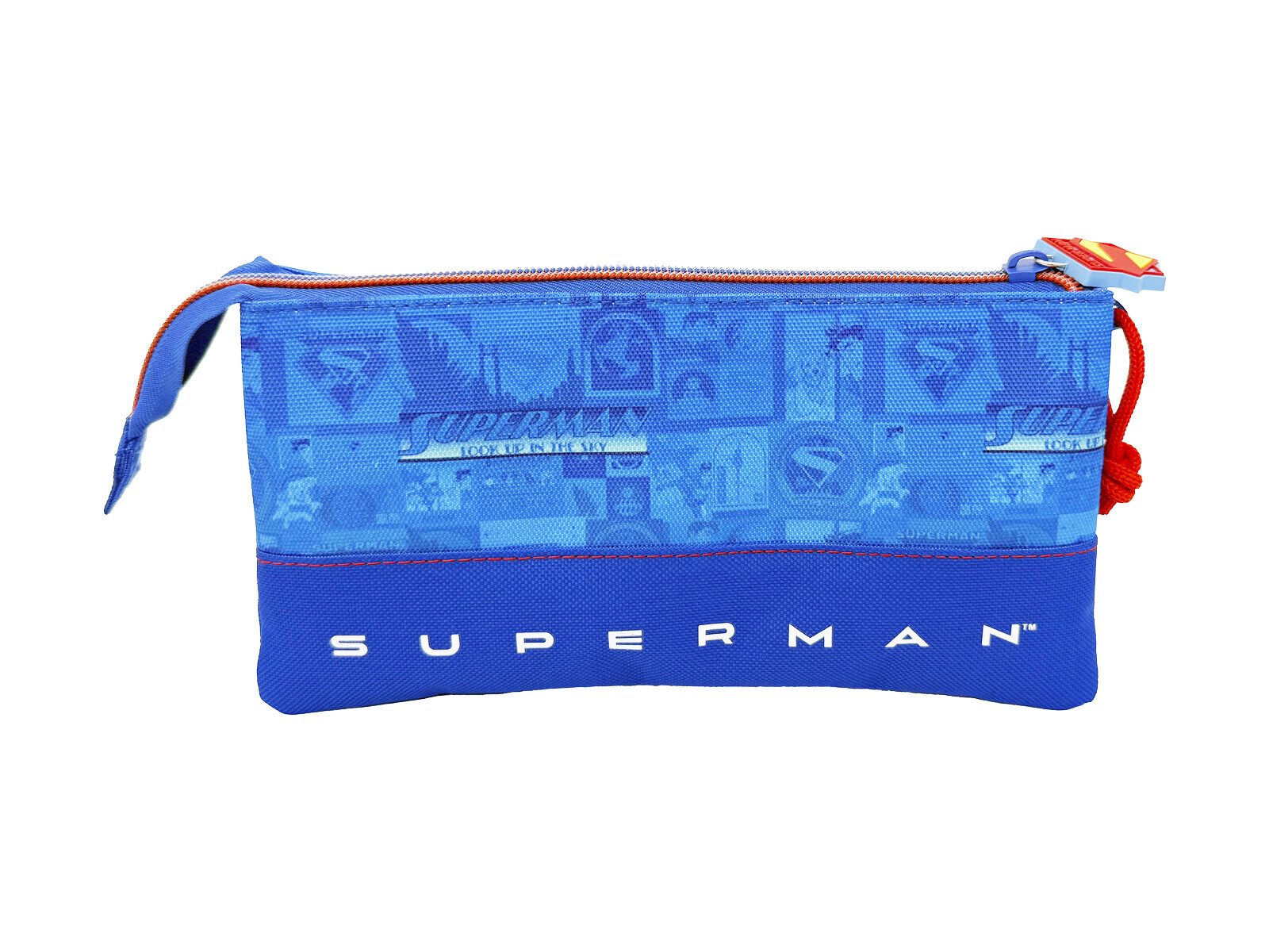 Superman Federmäppchen Superman Schuletui Schulmäppchen Organizer