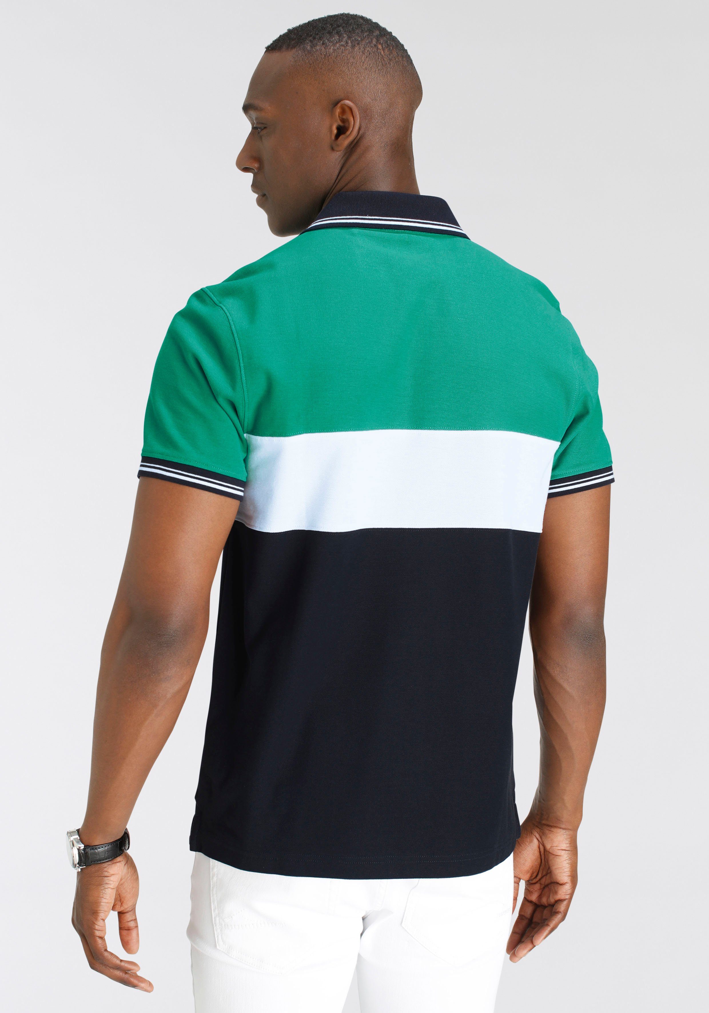DELMAO Poloshirt Kurzarm, Regular Fit, mit günstig online kaufen