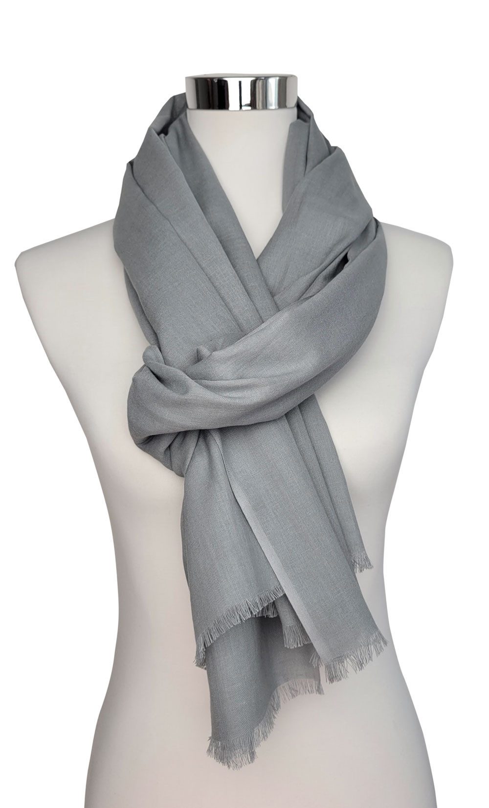 Bovari Schal Damen-Schal aus 100% gekämmter Bio-Baumwolle - handgewebt, - leicht, atmungsaktiv, dünn - Sommerschal in XL Größe 180x70 cm