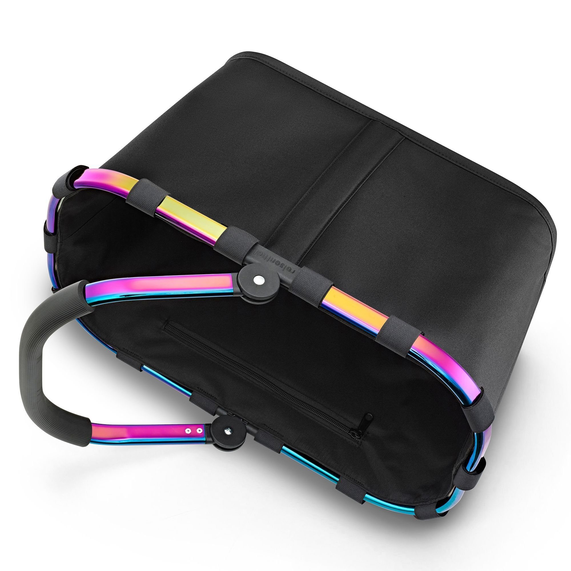 Shopper black frame REISENTHEL® Carrybag, rainbow PET