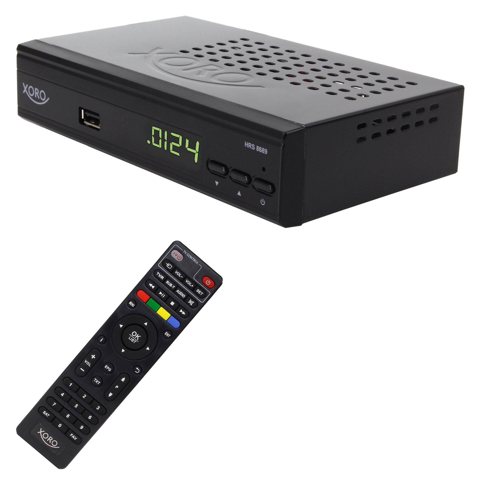 Xoro HRS 8689 mit HD SAT-Receiver Digitaler 19.2 vorprogrammierter Senderliste, ASTRA