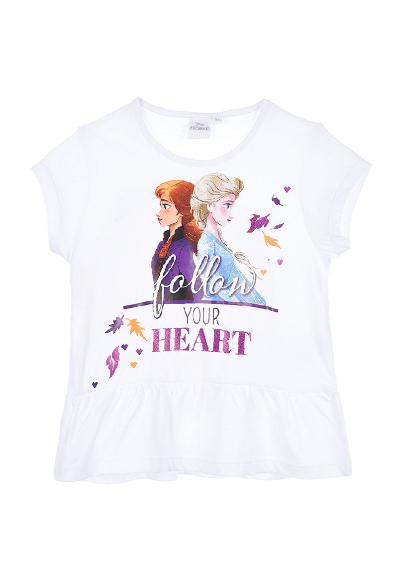Disney Frozen T-Shirt Die Eiskönigin Anna und Elsa Mädchen kurzarm Shirt  Oberteil