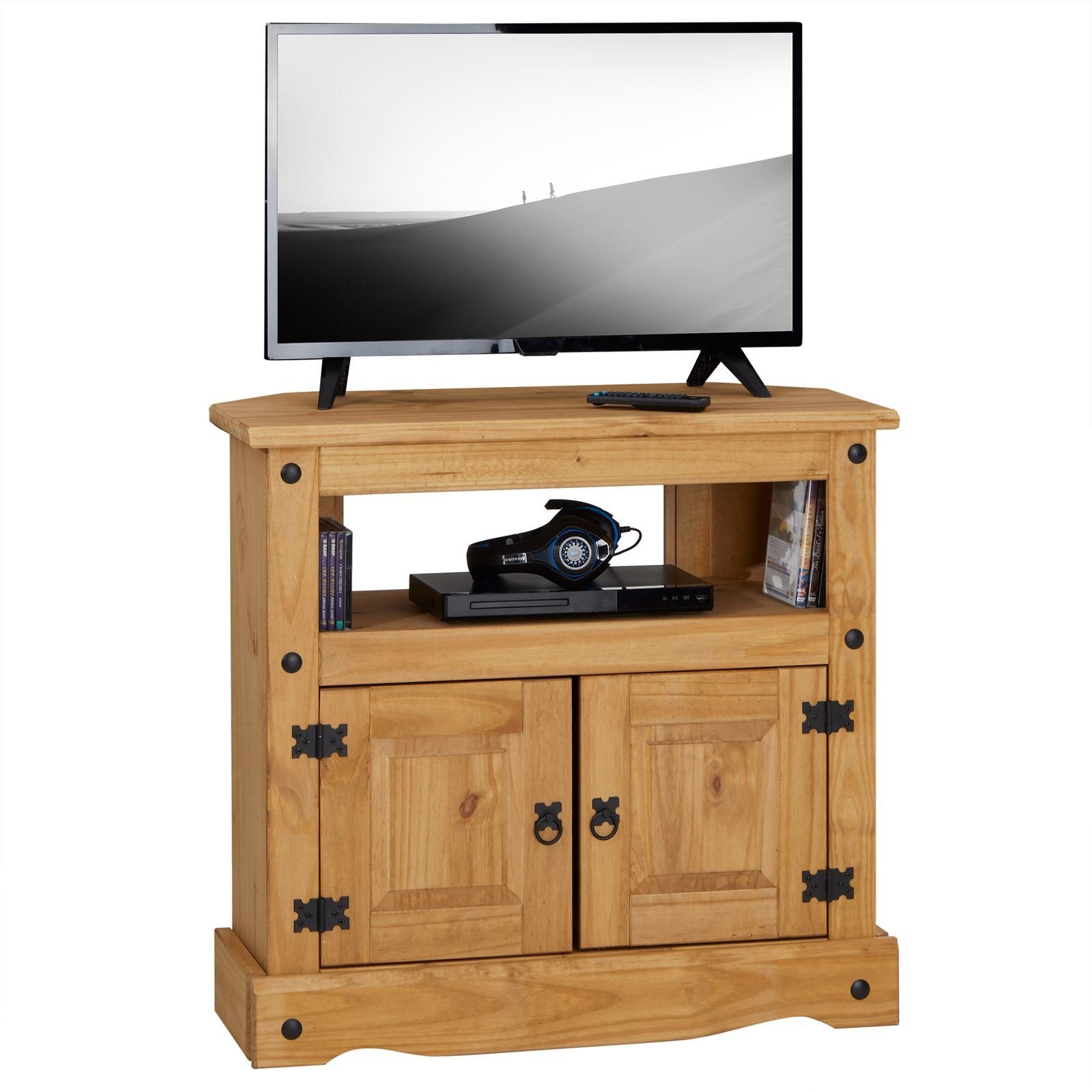 CARO-Möbel TV-Rack SALSA, TV Board mit Stauraum und Ablage, Mexiko Stil, Ma günstig online kaufen