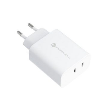 Forcell Ladegerät mit USB Typ C - 3A 35W Anschluss mit PD und Quick Charge Smartphone-Ladegerät