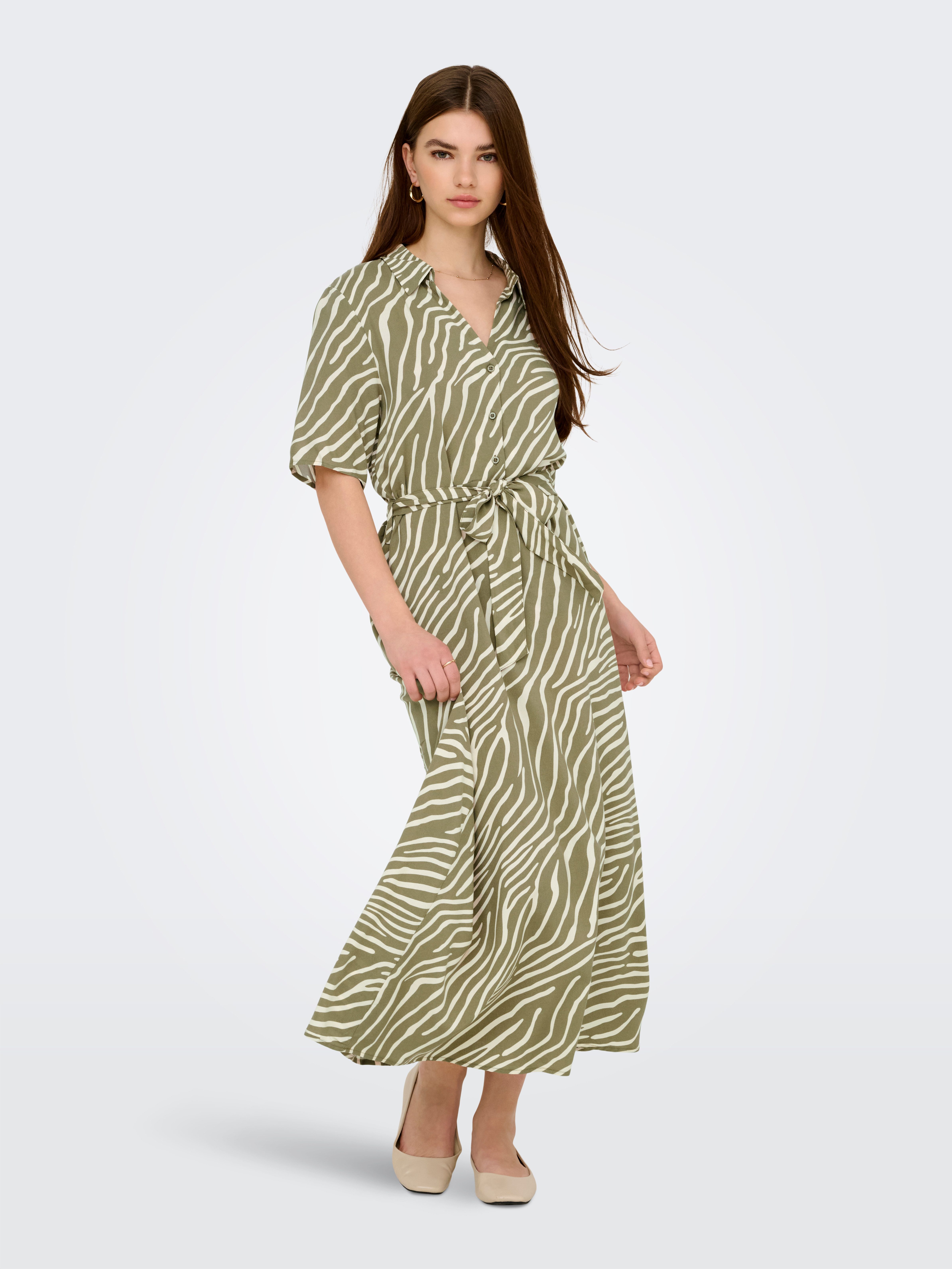 JDY Hemdblusenkleid JDYSTARSEZEN LIFE 2/4 MIDIDRESS günstig online kaufen