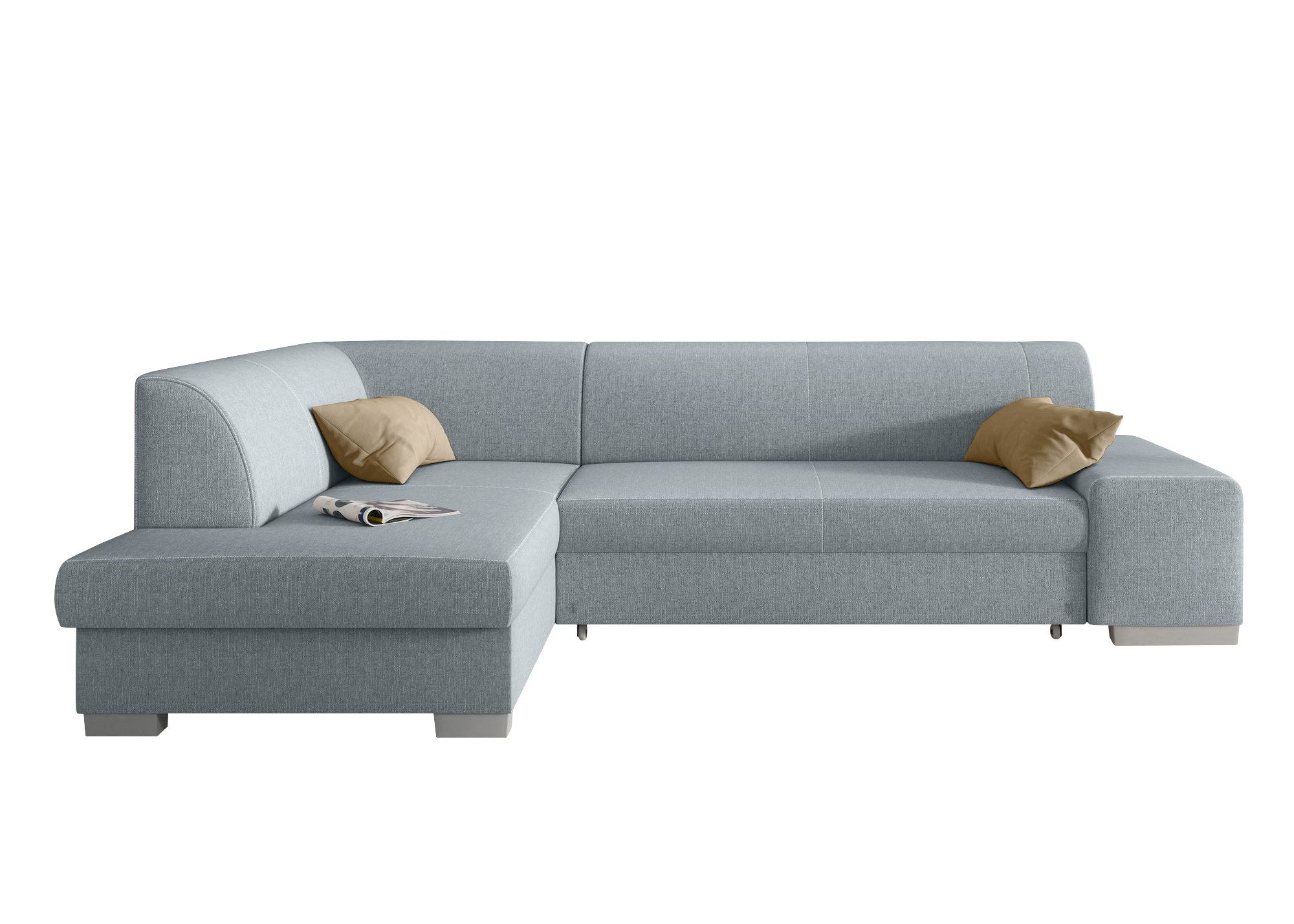 99rooms Ecksofa Piave, L-Form, Eckcouch, wahlweise mit Bettfunktion, Ottomane links oder rechts bestellbar