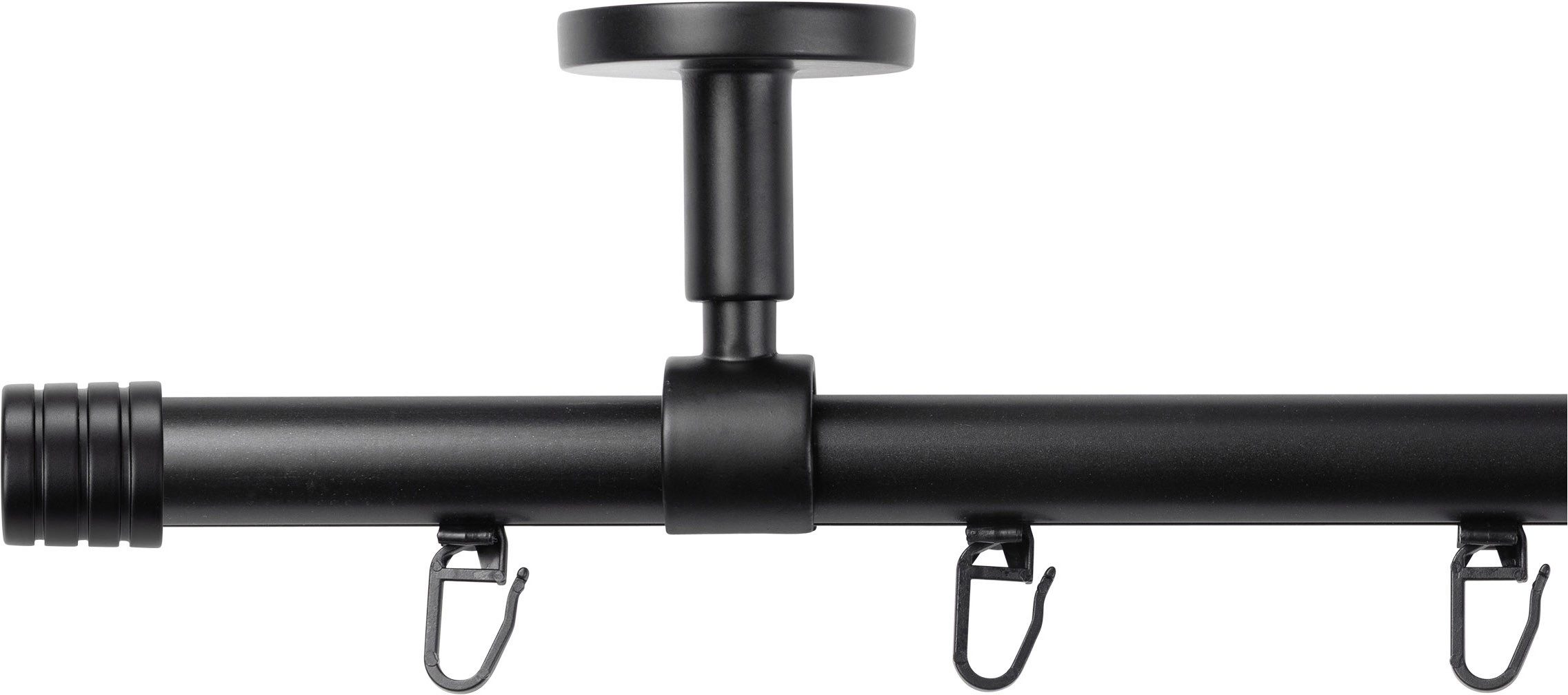 SN DECO GROUP Gardinenstange Gardinenstange Innenlauf Lille Ø 19 mm, 1-läufig, Fixmaß, verschraubt, Ø 19 mm, Fixmaß, kürzbar