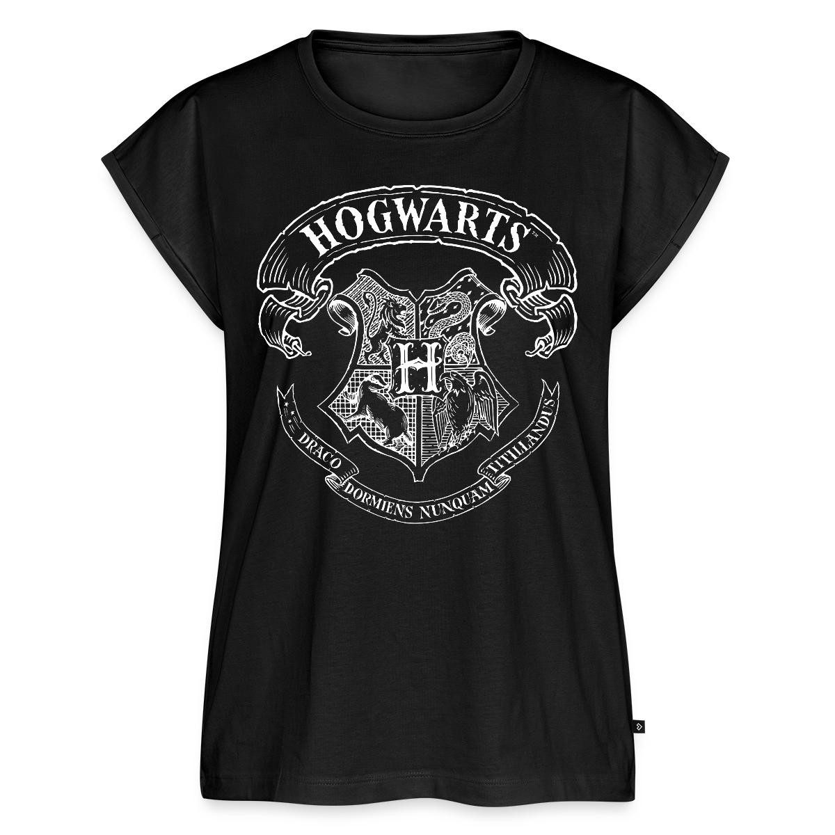 T-Shirt Harry Potter Hogwarts Wappen Zeichnung Frauen Casual T-Shirt