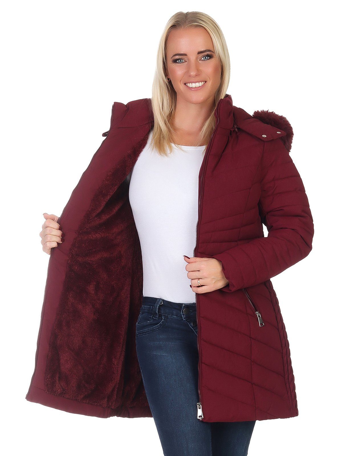 Aurela Damenmode Steppjacke Damen Outdoor Jacke günstig online kaufen