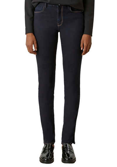 s.Oliver BLACK LABEL Skinny-fit-Jeans mit Schlitzen im Beinabschluss