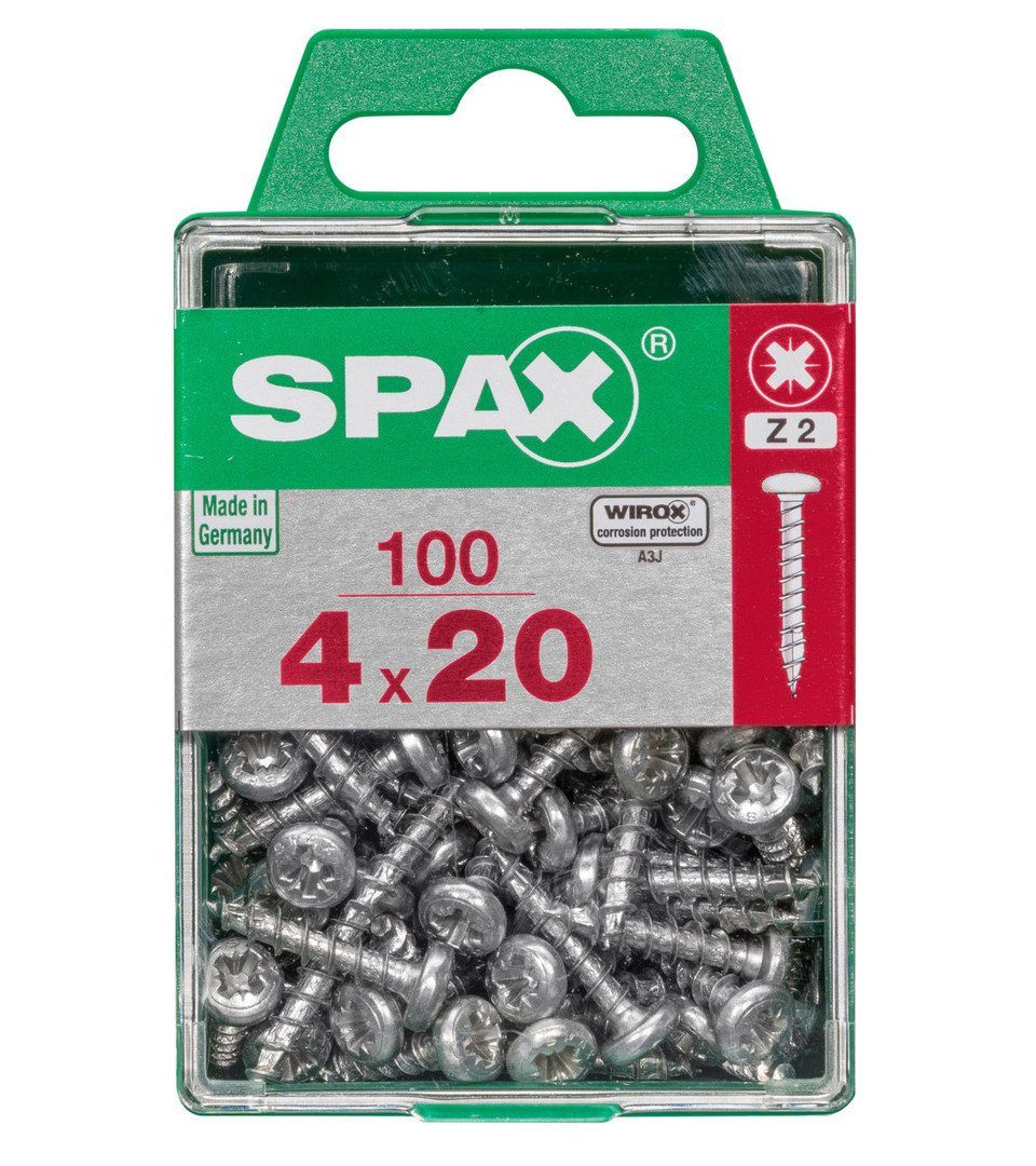 SPAX Holzbauschraube Spax Universalschrauben 4.0 x 20 mm TX 20 Rundkopf