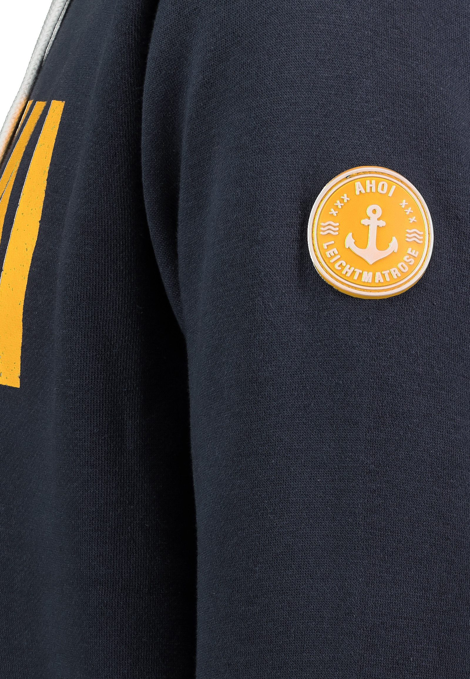 Eight2Nine Hoodie Herren Hoodie mit Meer Print Sweater, Kapuzensweatshirt mit Kängurutasche, mit Kapuze