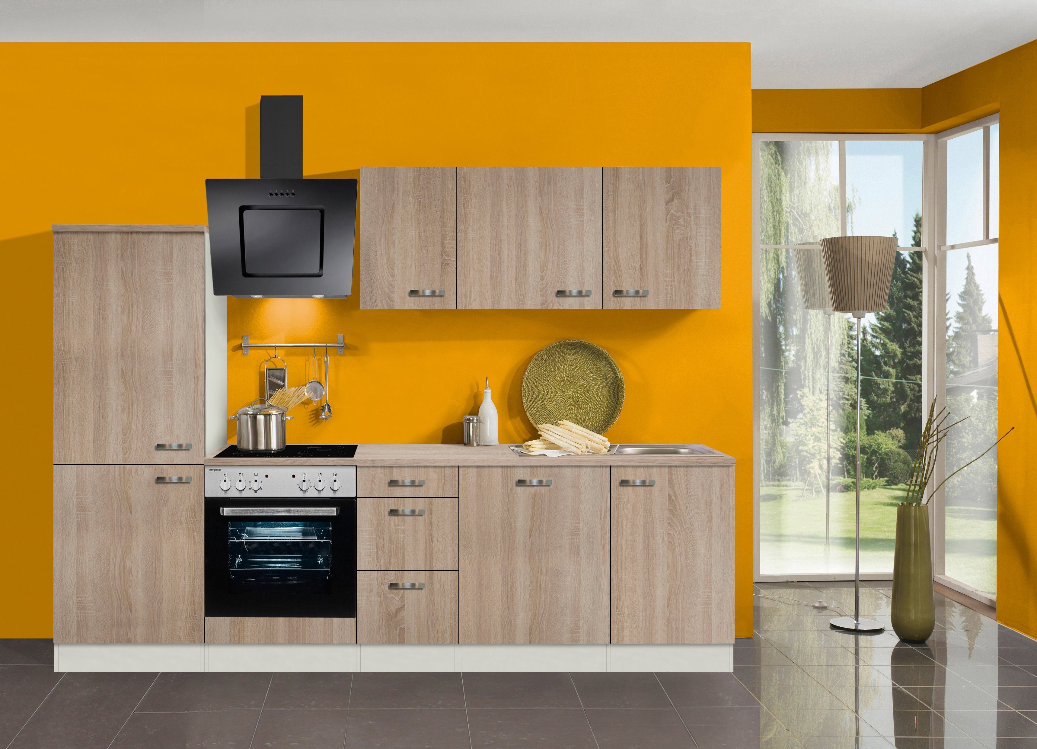 OPTIFIT Küchenzeile Padua, mit E-Geräten, Breite 270 cm