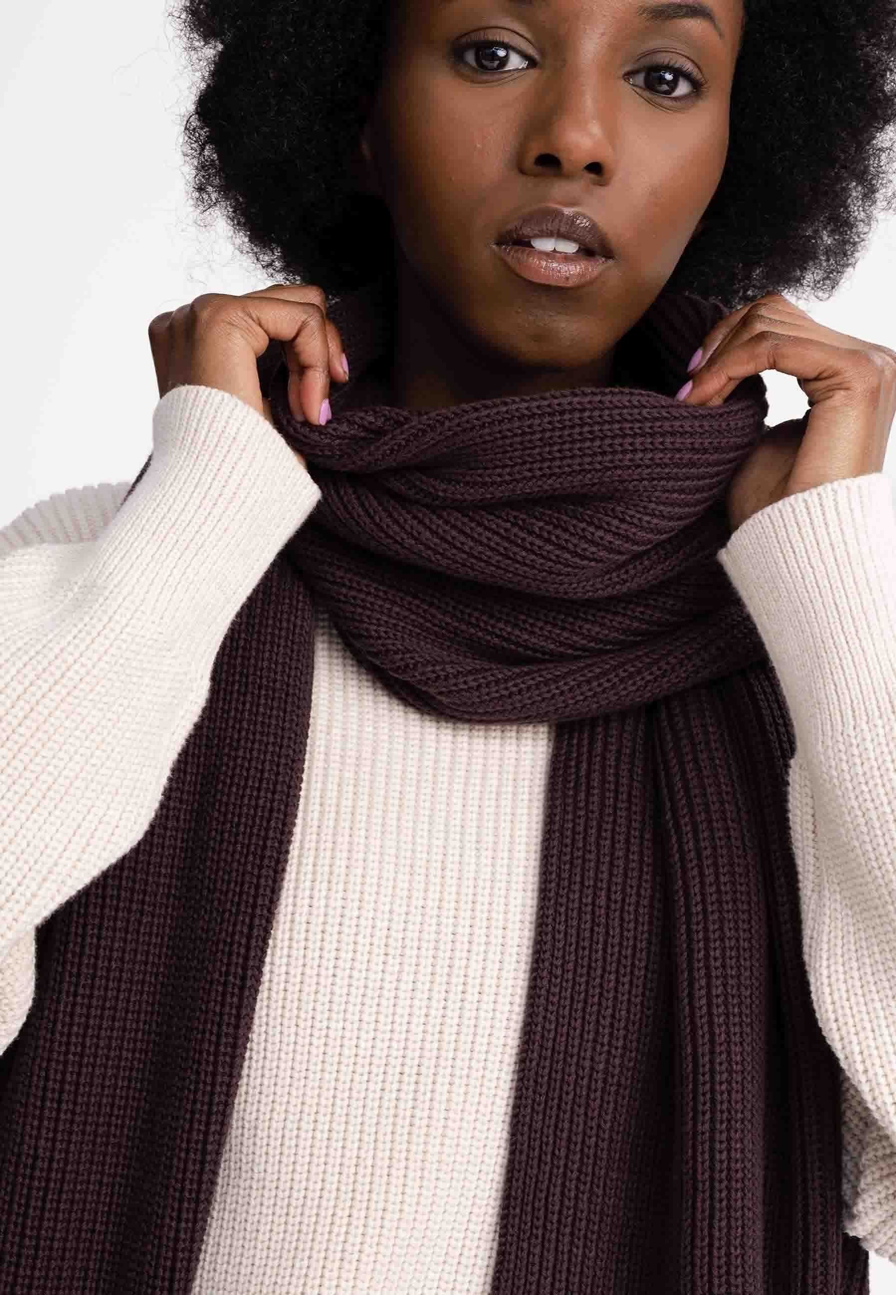 MELA Schal Unisex Rippstrick Schal NAGNA günstig online kaufen