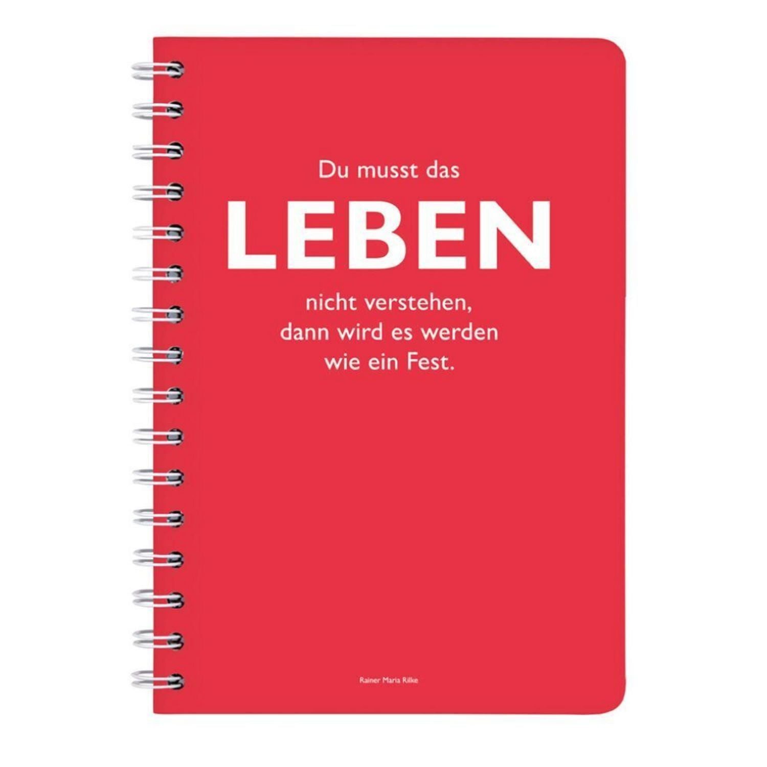 Cedon Museum Shops Kugelschreiber Ringbuch A5 Rilke, Leben