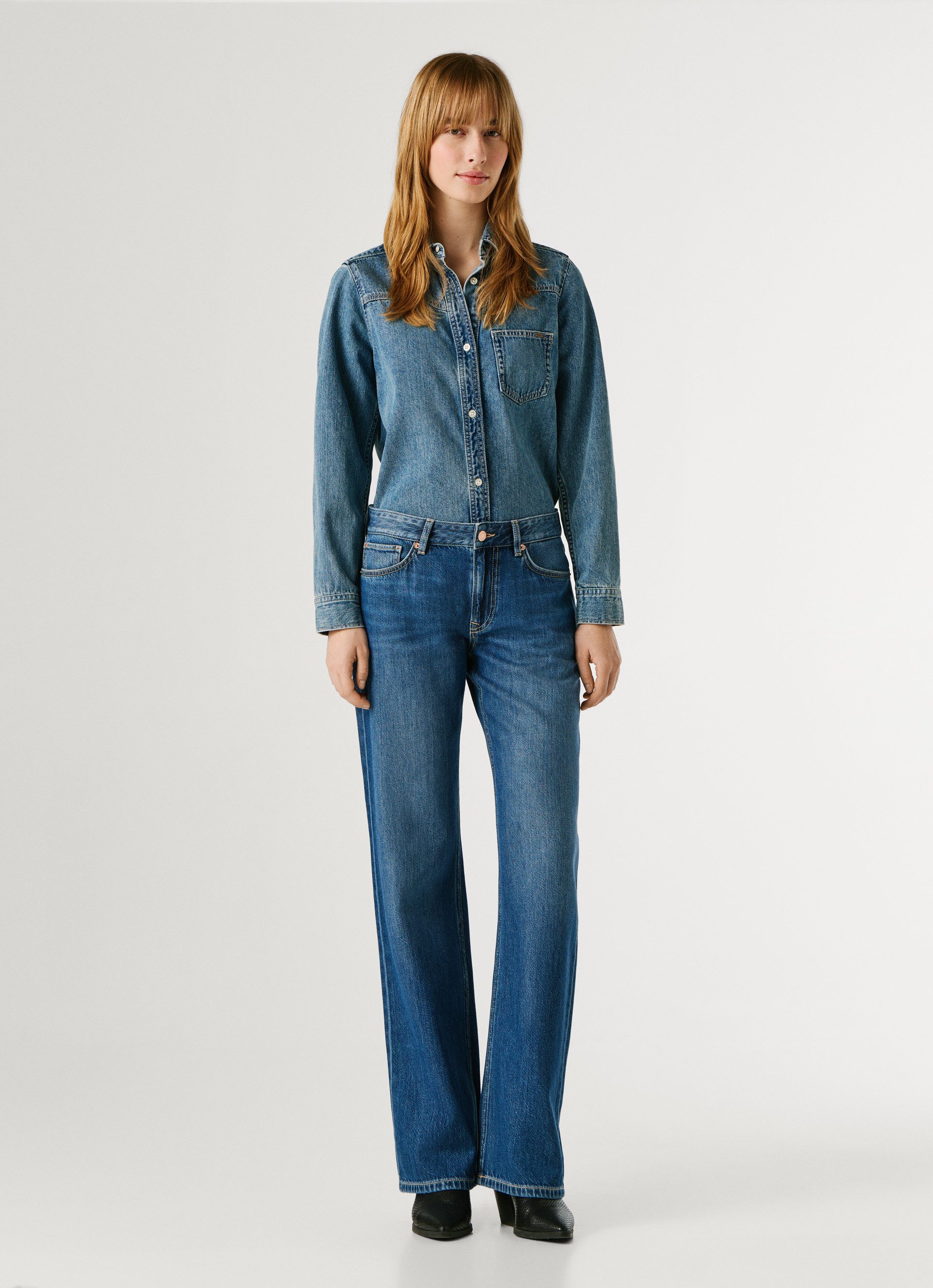 Pepe Jeans Loose-fit-Jeans LOOSE ST JEANS LW NICKY mit geradem Bein – Bild 4 von 5