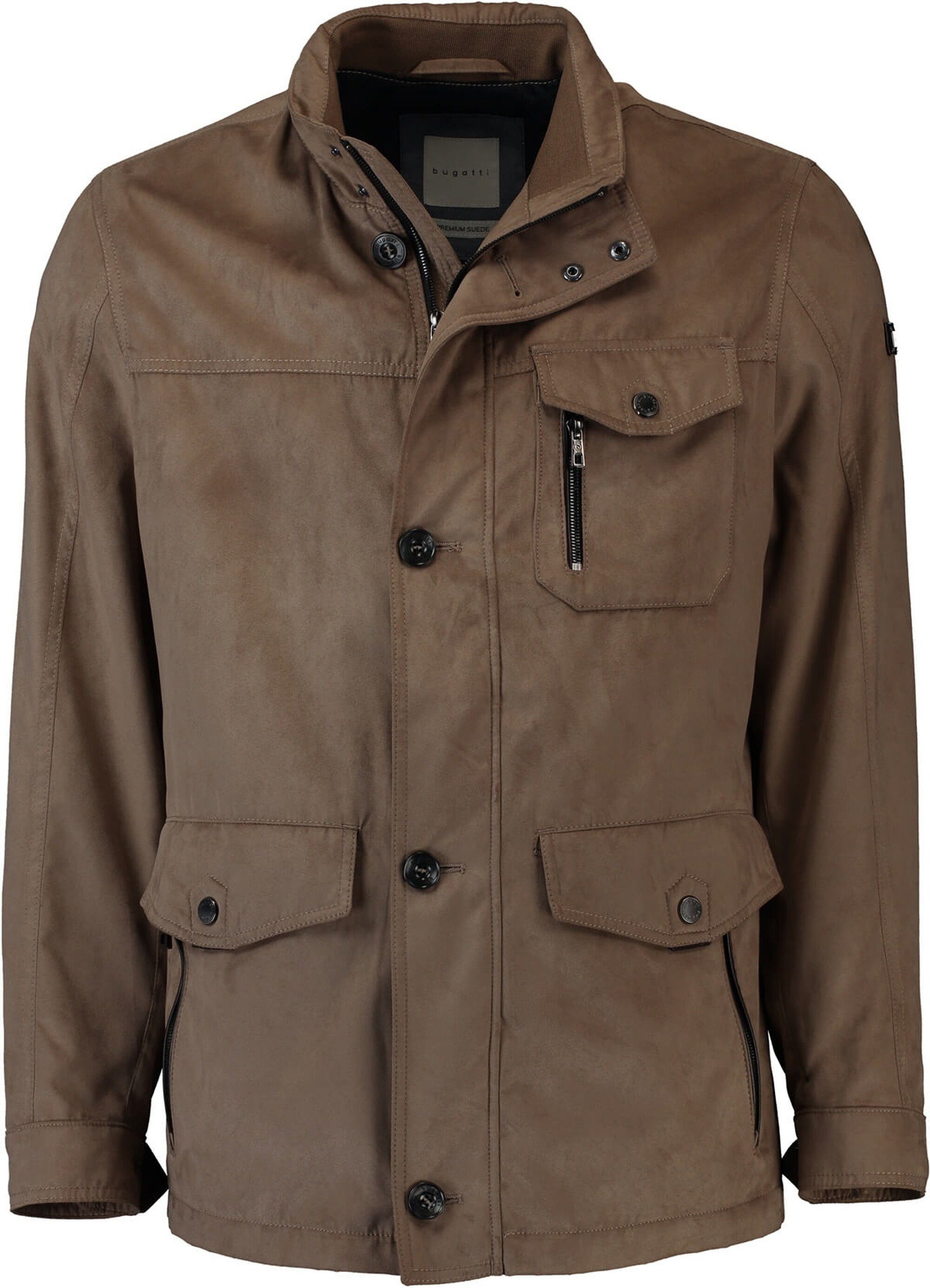 bugatti Allwetterjacke BUGATTI Micro Jacke Beige