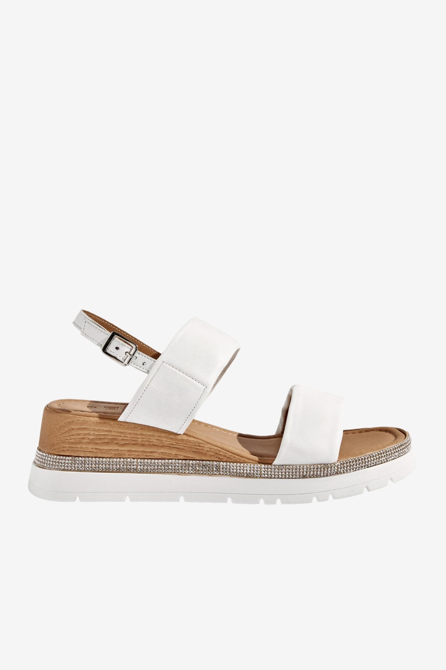 Next Forever Comfort® Ledersandalen mit Bling günstig online kaufen